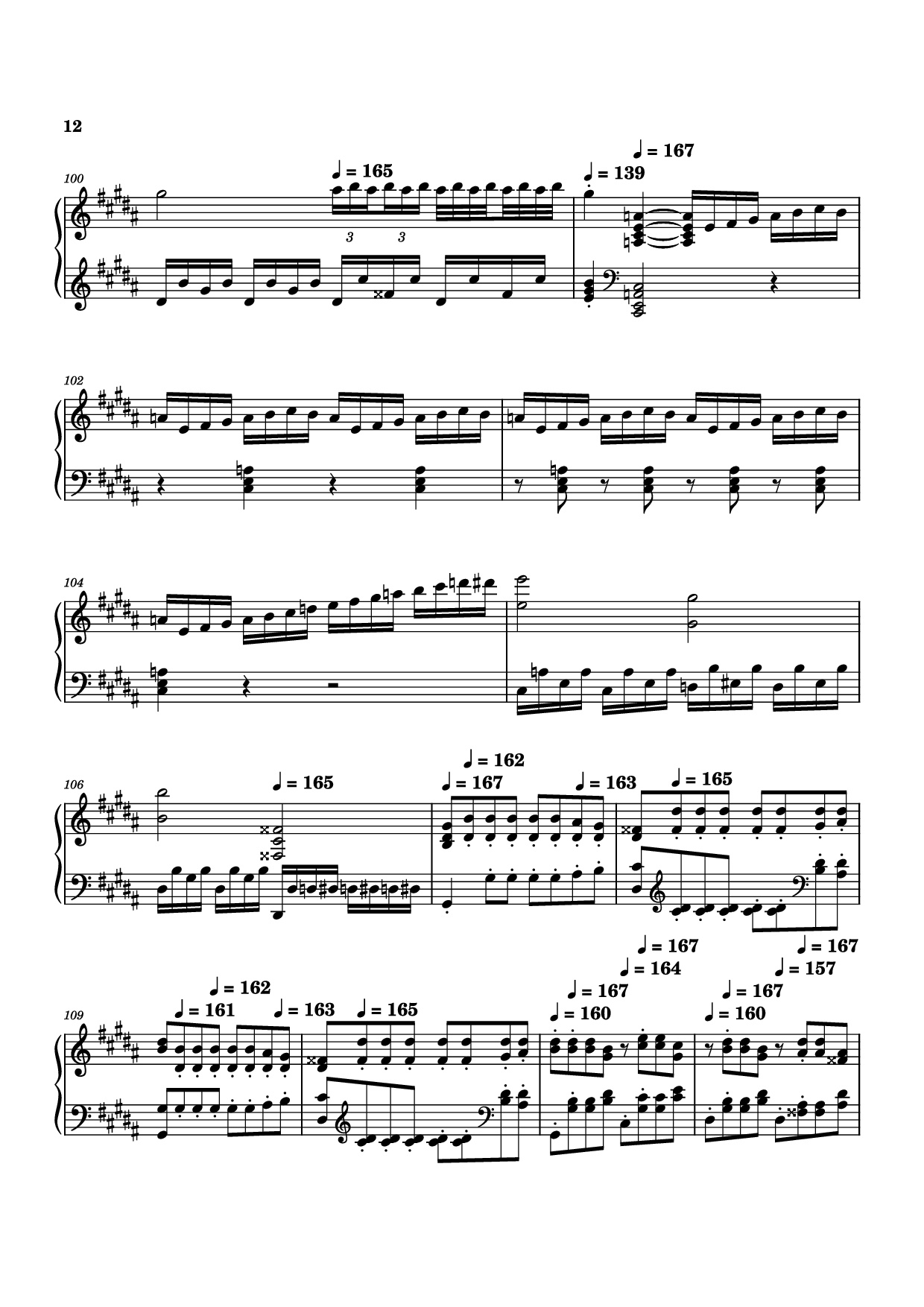 Trang 12 của Sheet nhạc PDF bài hát Moonlight Sonata 3rd Movement Piano - Kudoshinichit