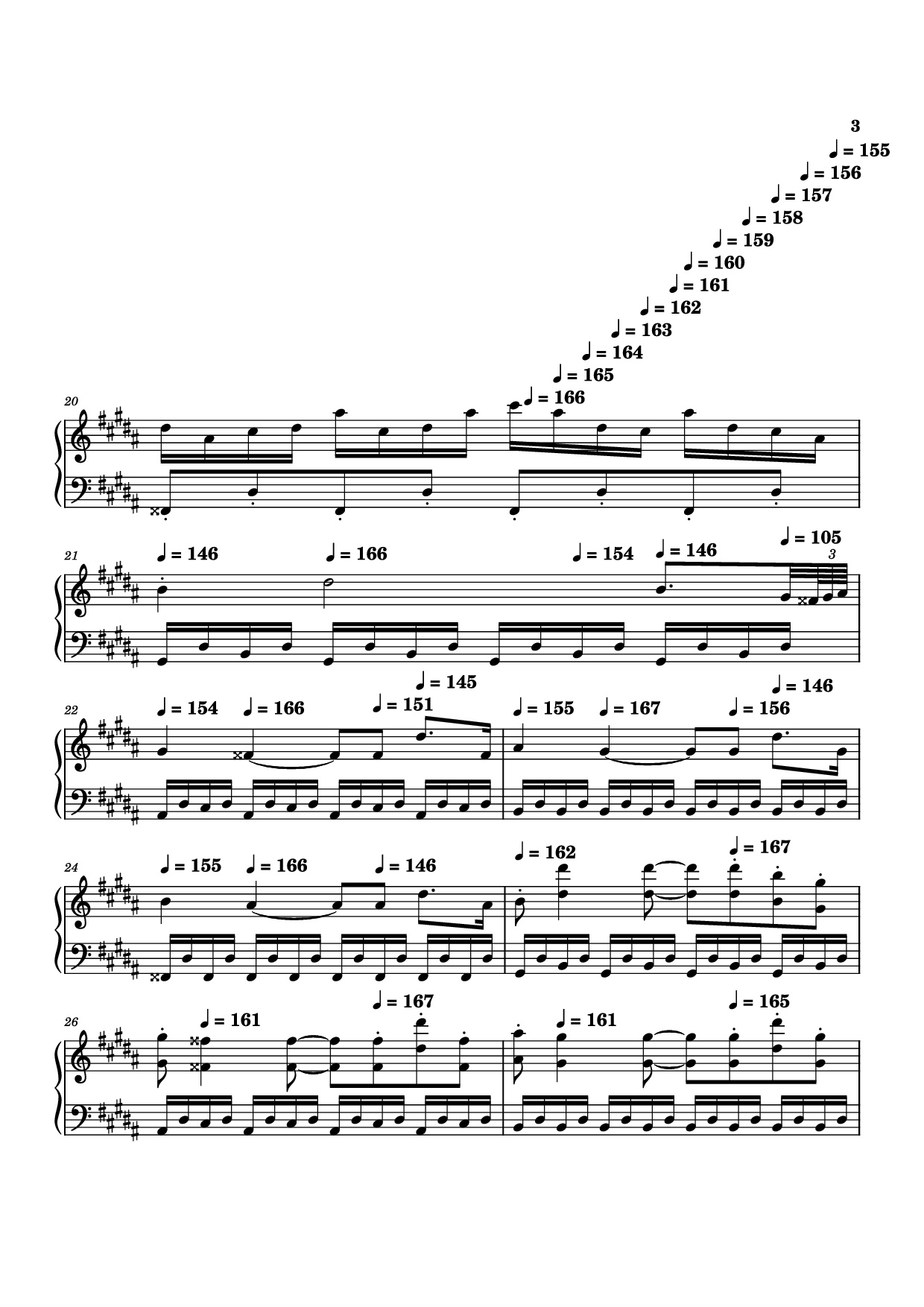 Trang 3 của Sheet nhạc PDF bài hát Moonlight Sonata 3rd Movement Piano - Kudoshinichit