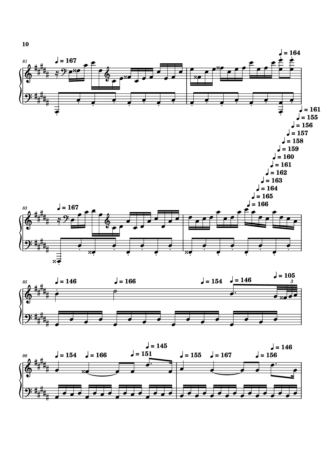 Trang 10 của Sheet nhạc PDF bài hát Moonlight Sonata 3rd Movement Piano - Kudoshinichit