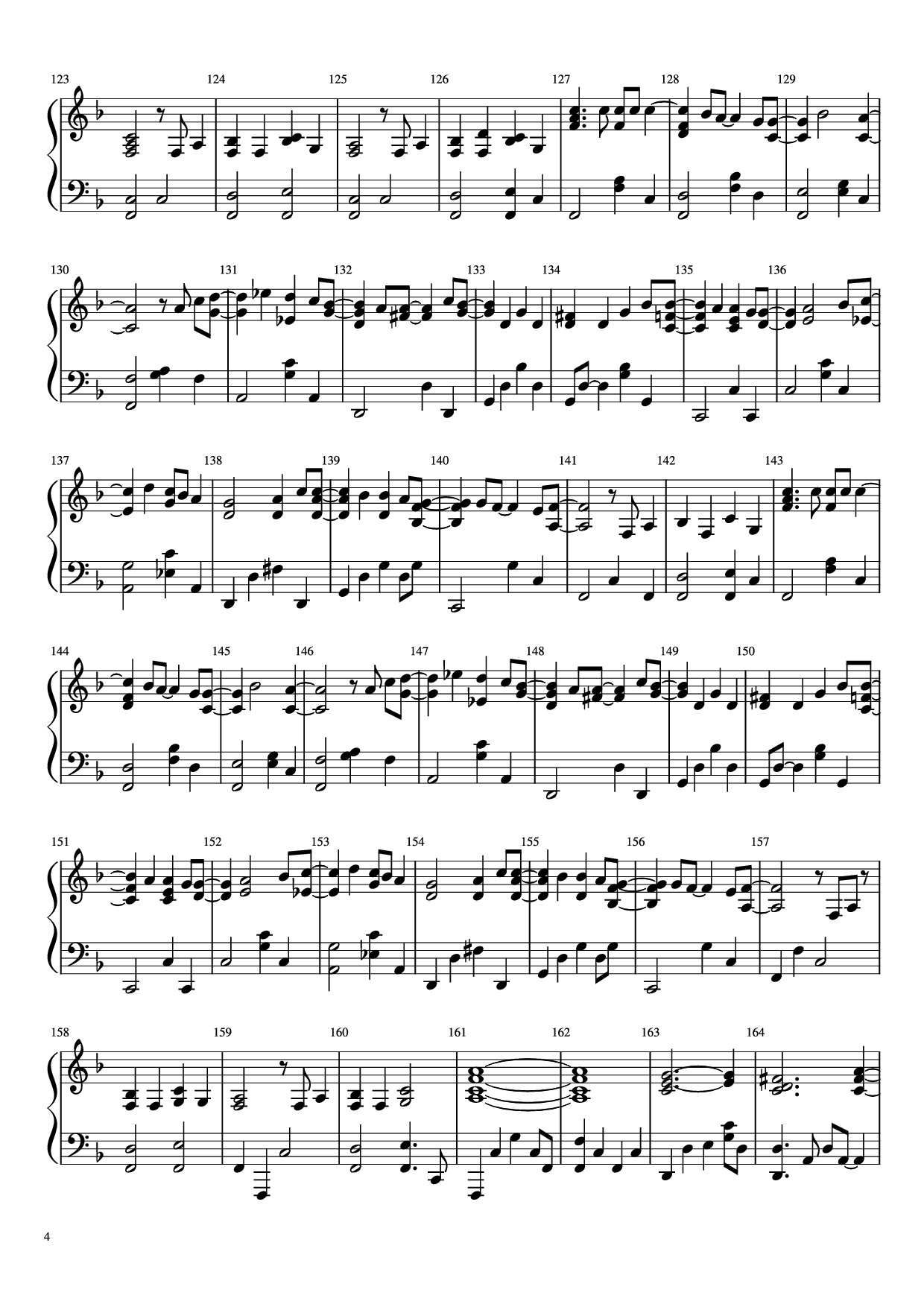 Trang 4 của Sheet nhạc PDF Piano bài hát Goodbye Marylou Piano - Undefined