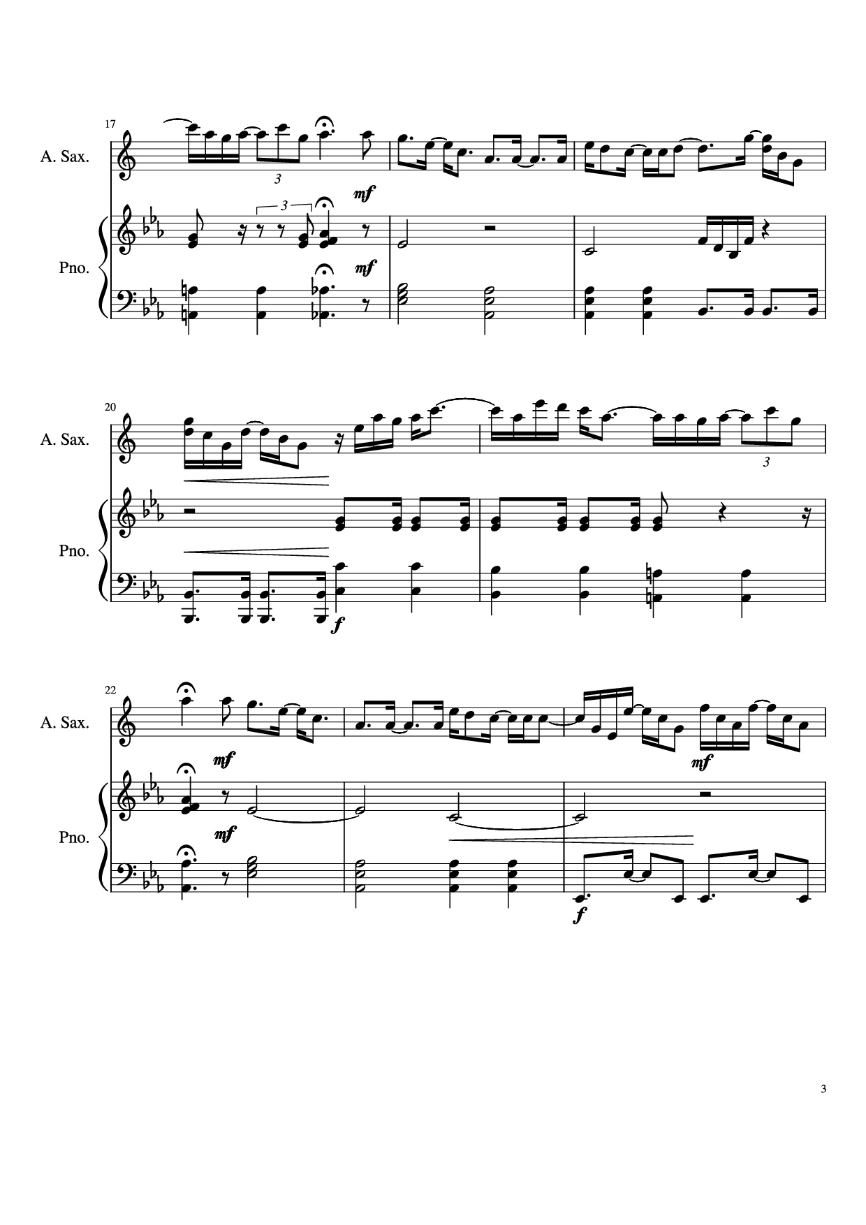 Trang 3 của Sheet nhạc PDF Piano bài hát Your Song Piano - Damon McLean