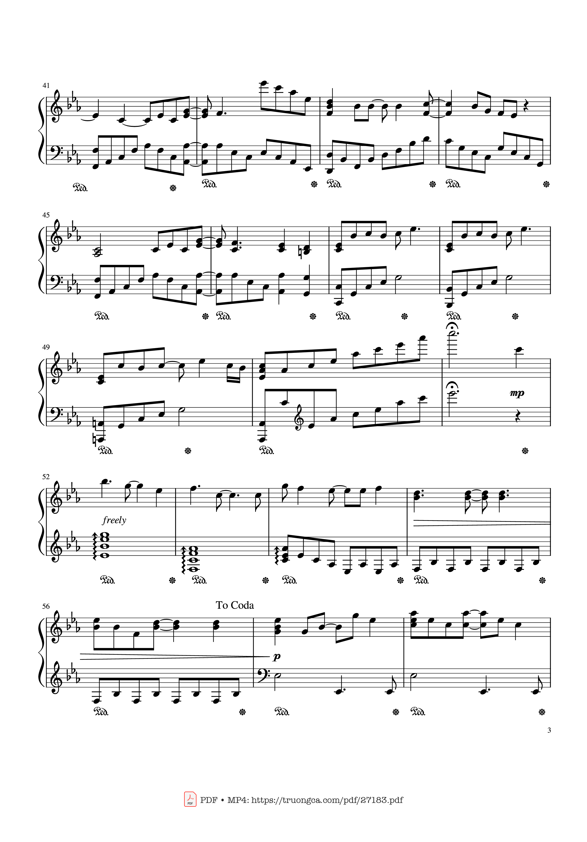 Trang 3 của Sheet nhạc PDF bài hát YOUR SONG Piano - Written by Elton John and Bernie Taupin