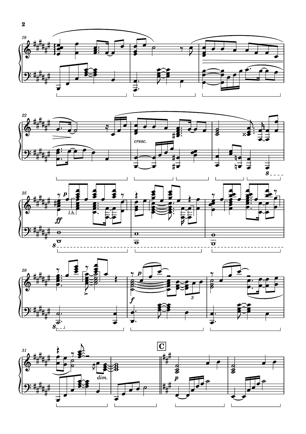 Trang 2 của Sheet nhạc PDF Piano bài hát Bios Piano - Original Music by Hiroyuki Sawano