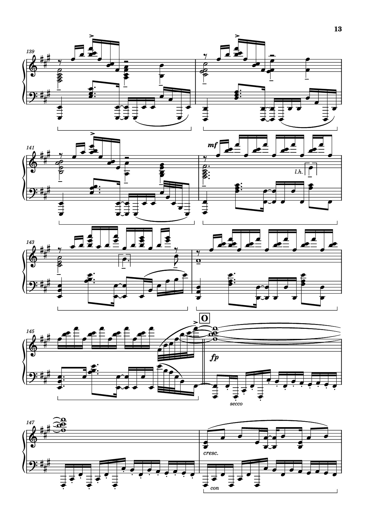 Trang 13 của Sheet nhạc PDF Piano bài hát Bios Piano - Original Music by Hiroyuki Sawano