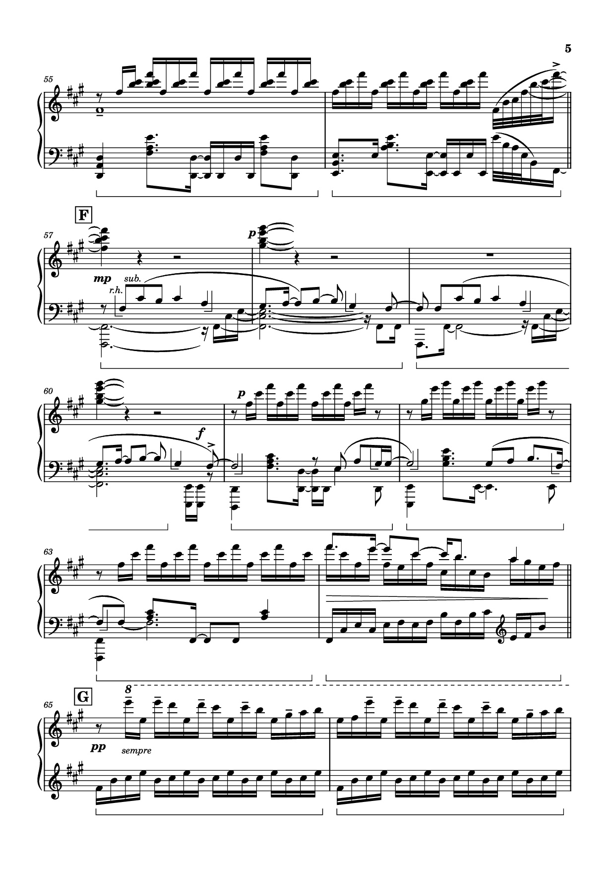 Trang 5 của Sheet nhạc PDF Piano bài hát Bios Piano - Original Music by Hiroyuki Sawano