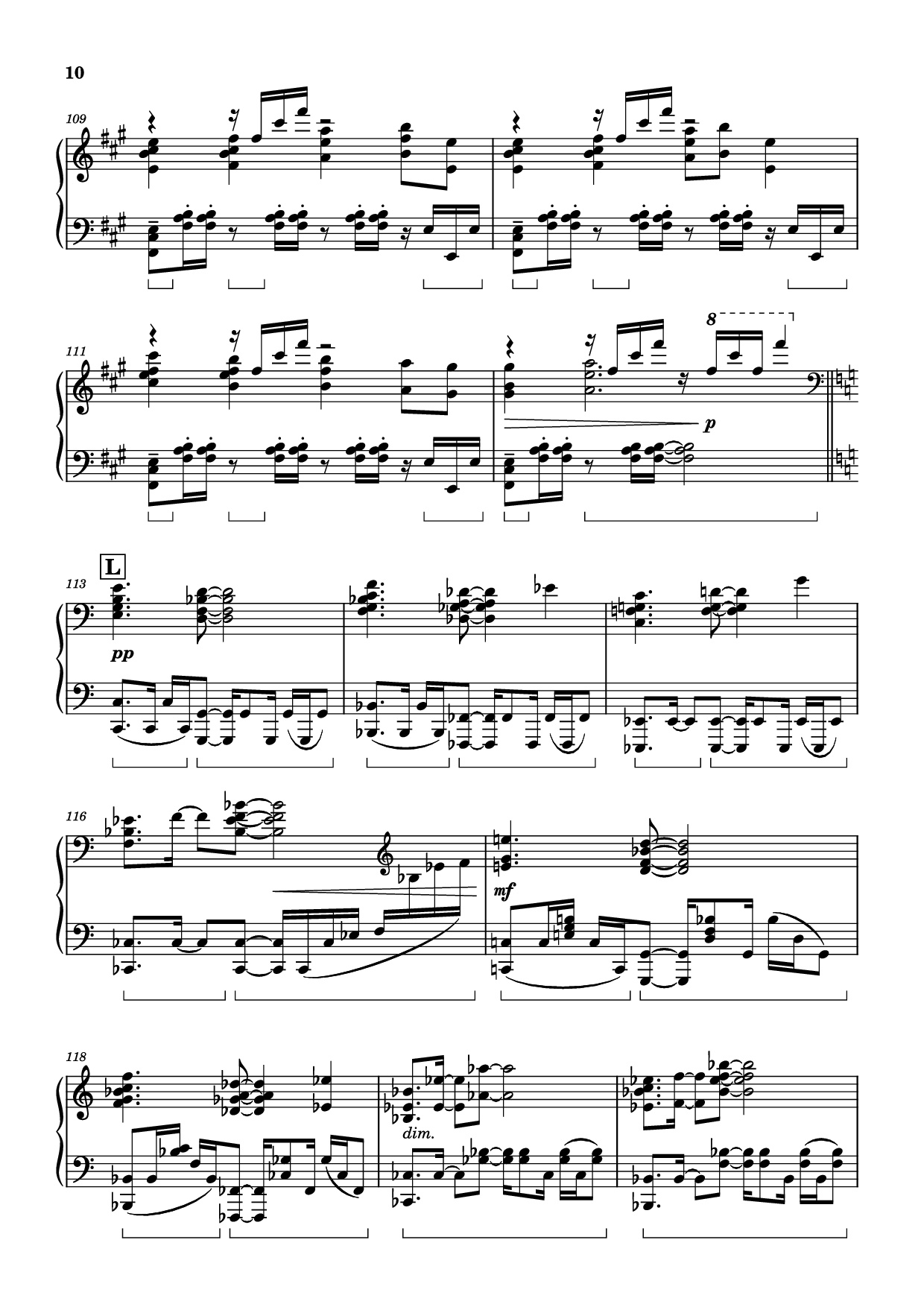 Trang 10 của Sheet nhạc PDF Piano bài hát Bios Piano - Original Music by Hiroyuki Sawano