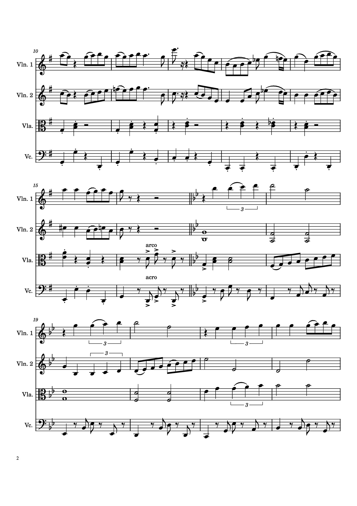 Trang 2 của Sheet nhạc PDF bài hát Por Una Cabeza Violin - Carlos Gardel
