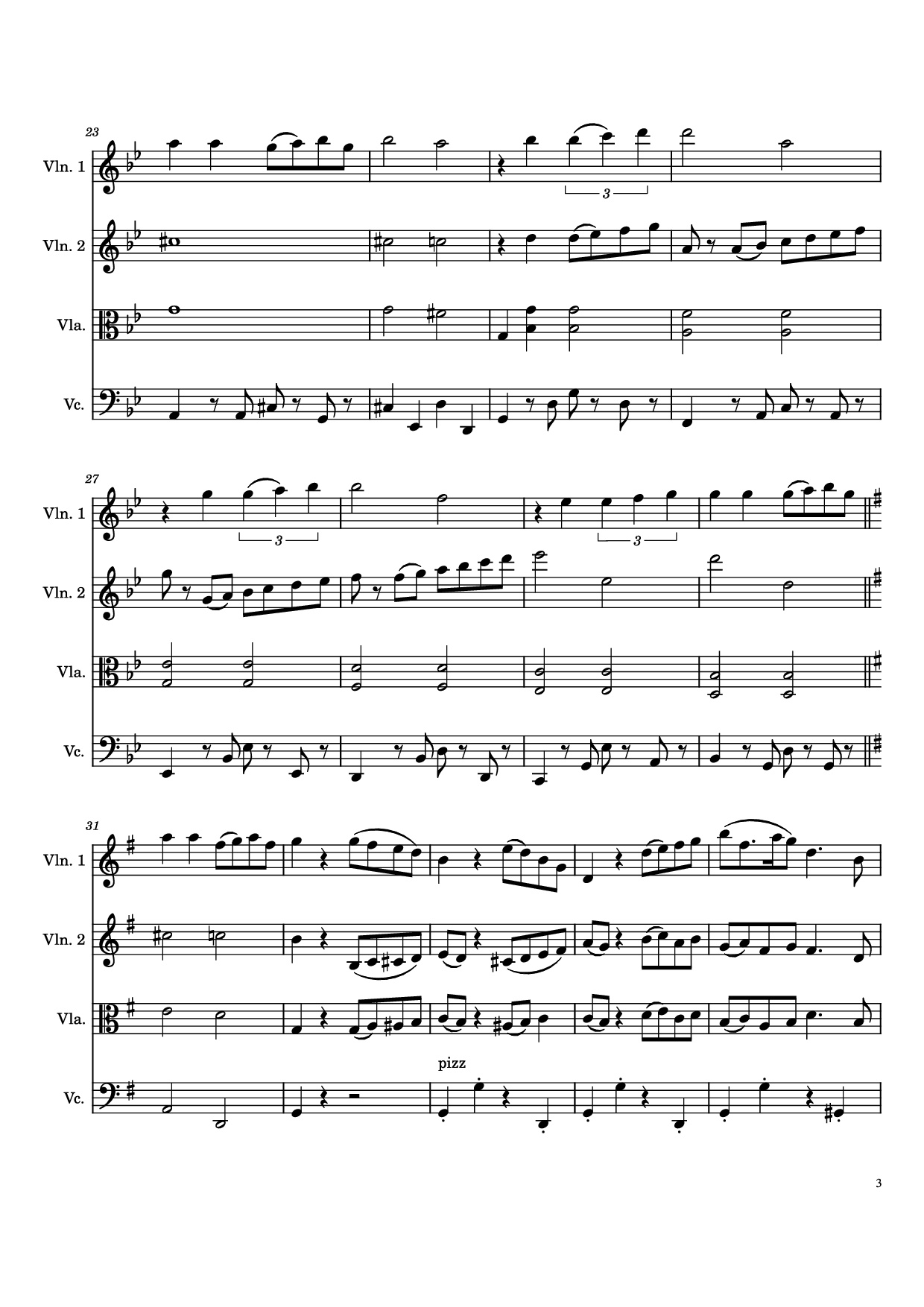 Trang 3 của Sheet nhạc PDF bài hát Por Una Cabeza Violin - Carlos Gardel