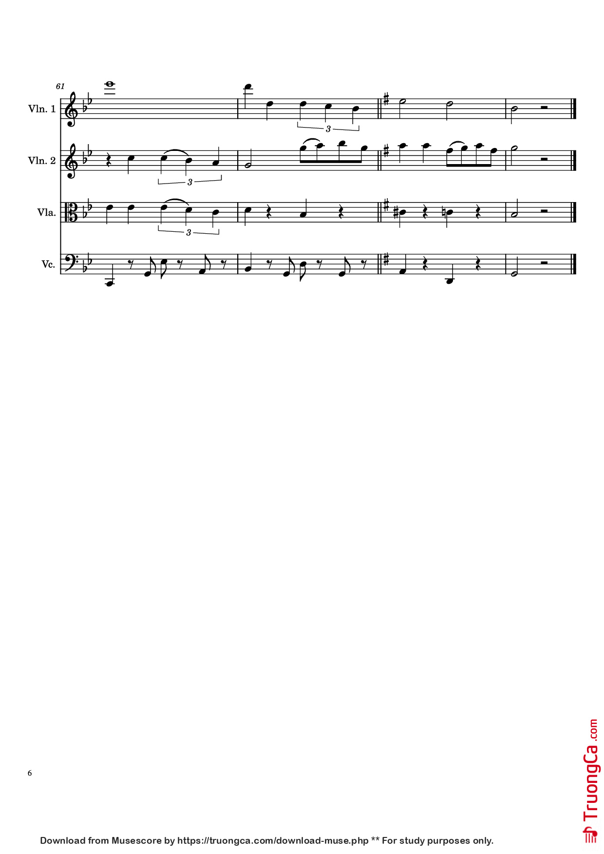 Trang 6 của Sheet nhạc PDF bài hát Por Una Cabeza Violin - Carlos Gardel