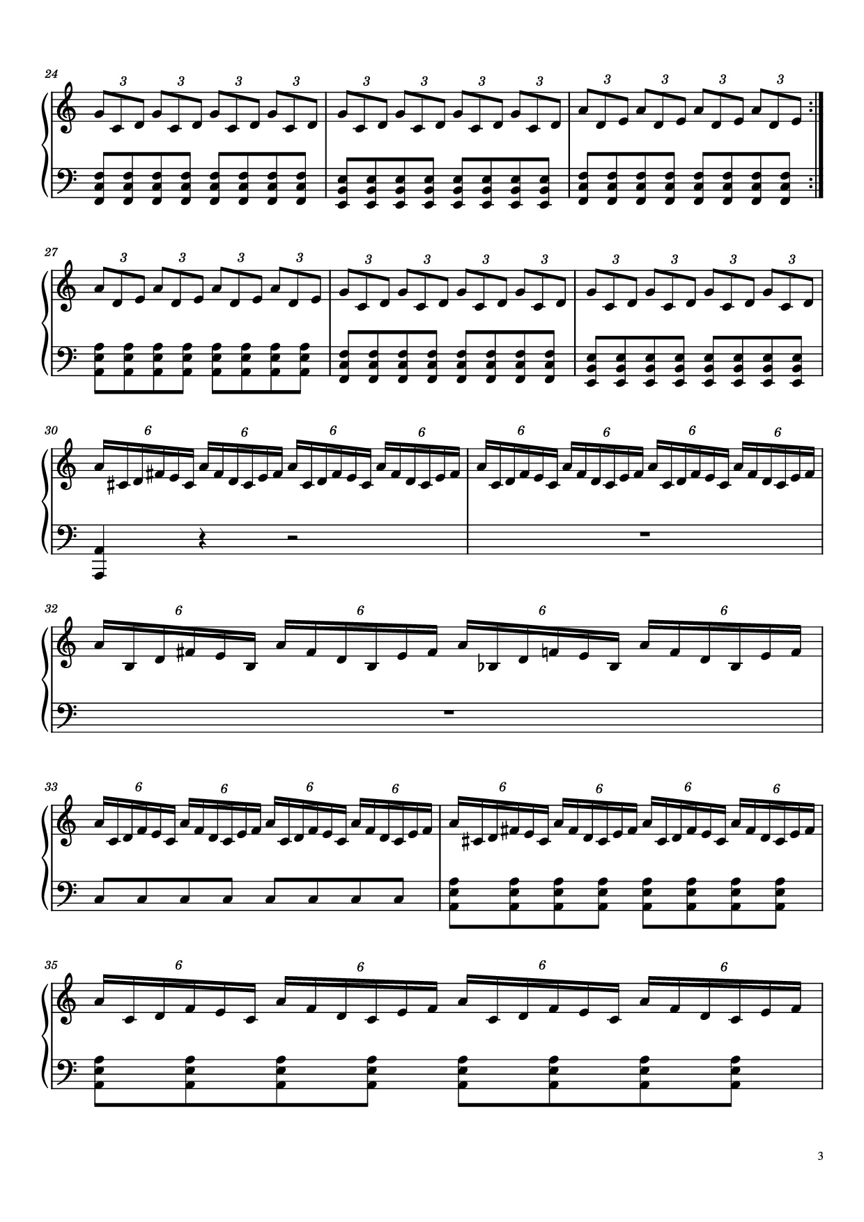 Trang 3 của Sheet nhạc PDF Piano bài hát Daydreaming Piano - Undefined