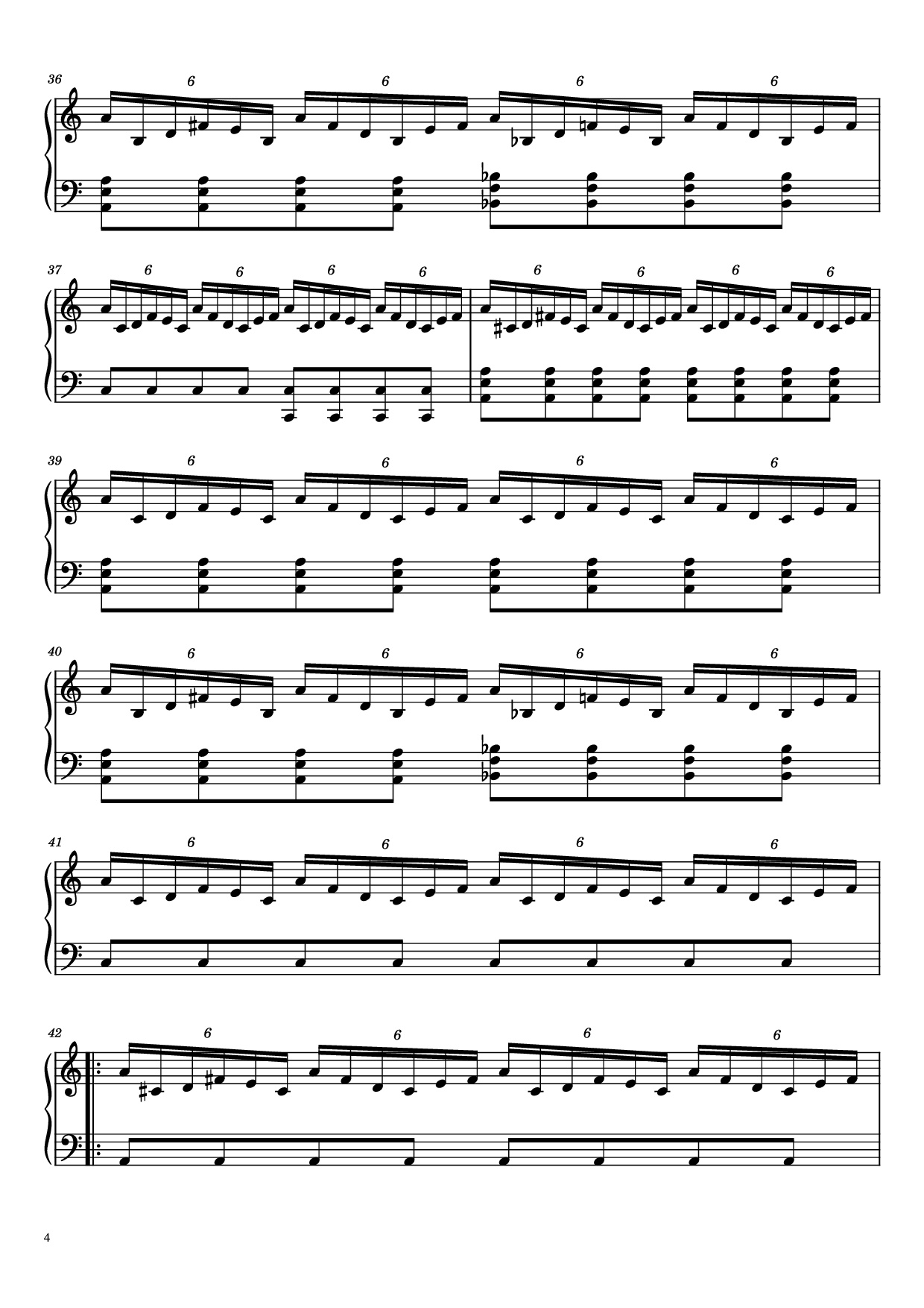 Trang 4 của Sheet nhạc PDF Piano bài hát Daydreaming Piano - Undefined