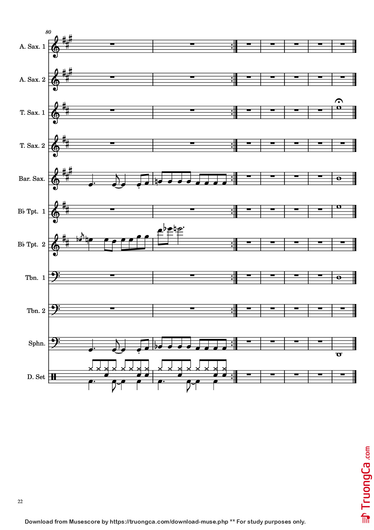 Trang 22 của Sheet nhạc PDF bài hát Hit the Bricks - Bruno Mars