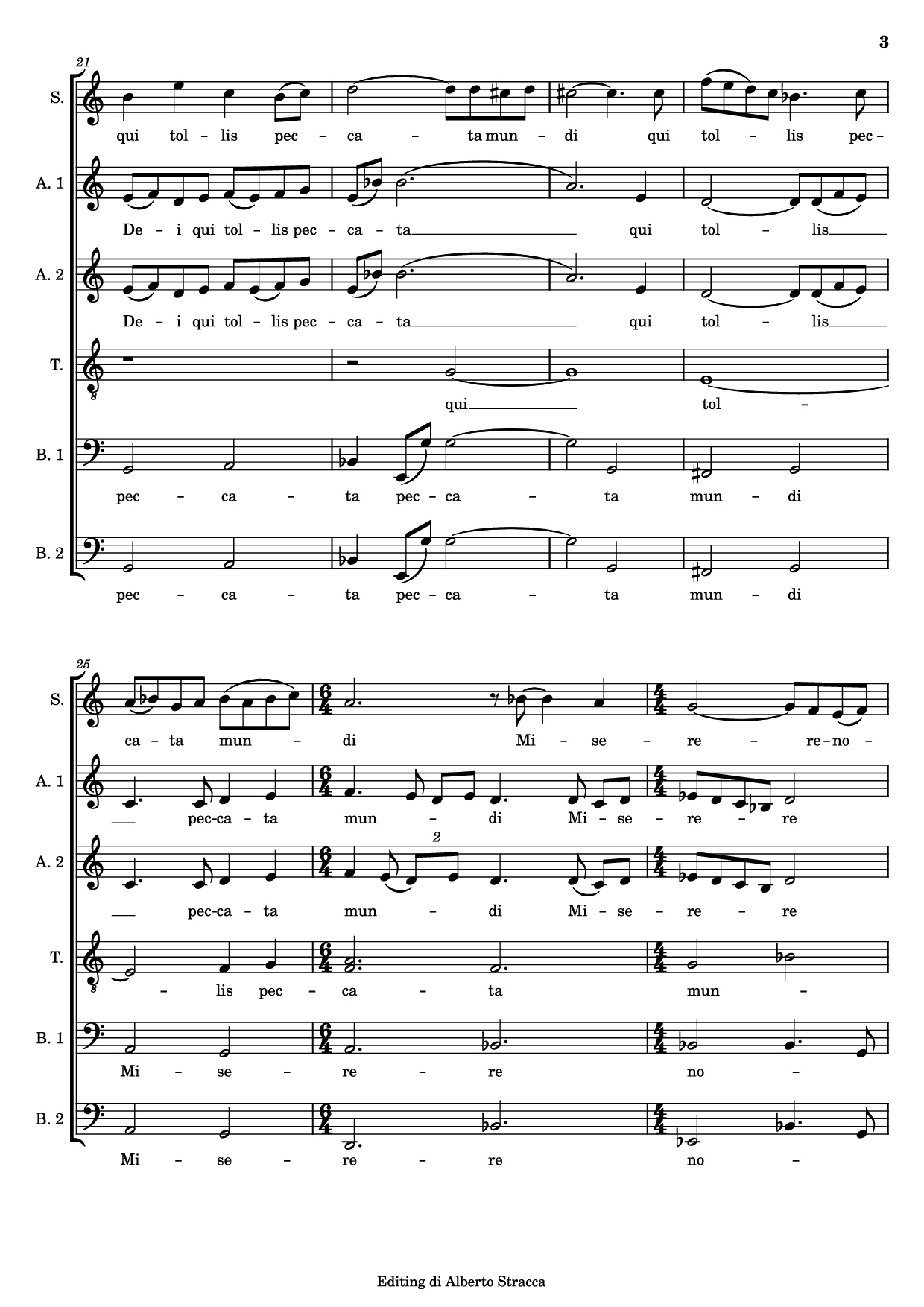Trang 3 của Sheet nhạc PDF bài hát AGNUS DEI - Samuel BARBER