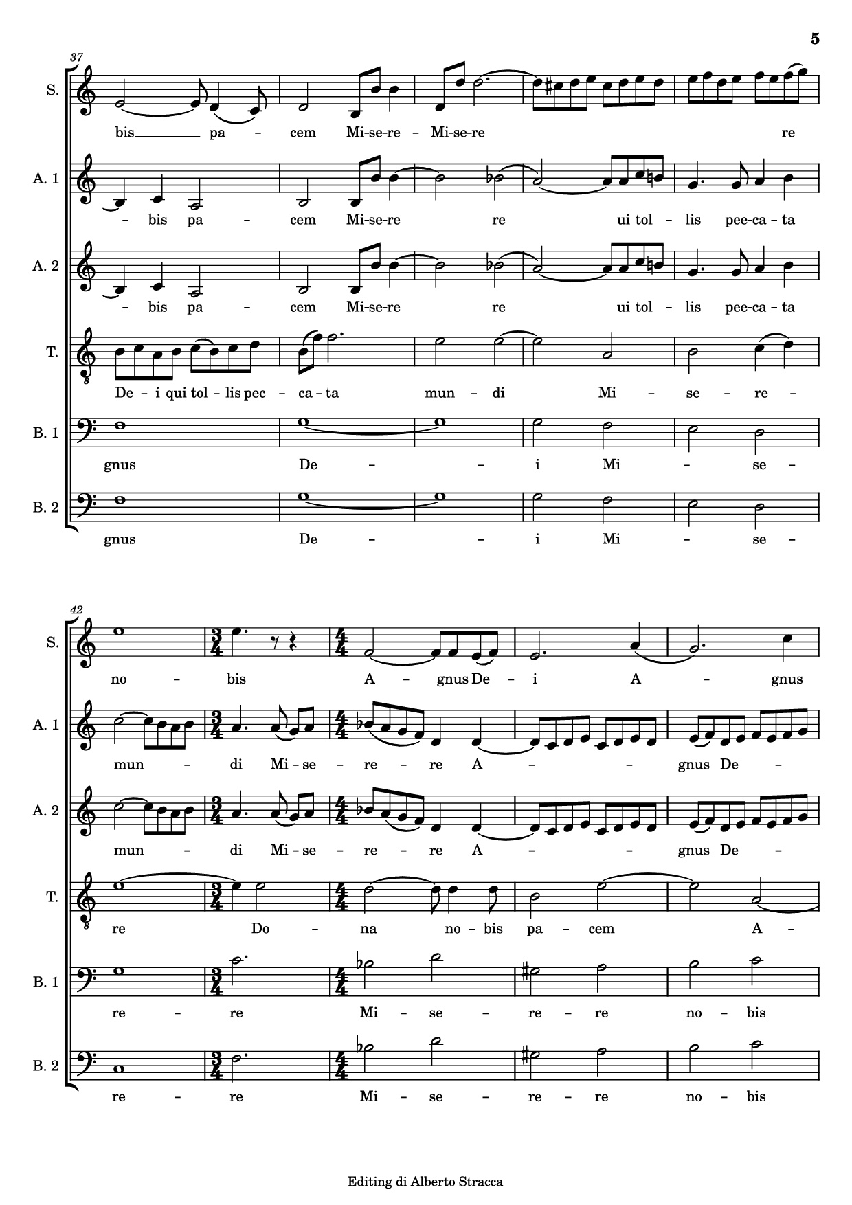 Trang 5 của Sheet nhạc PDF bài hát AGNUS DEI - Samuel BARBER