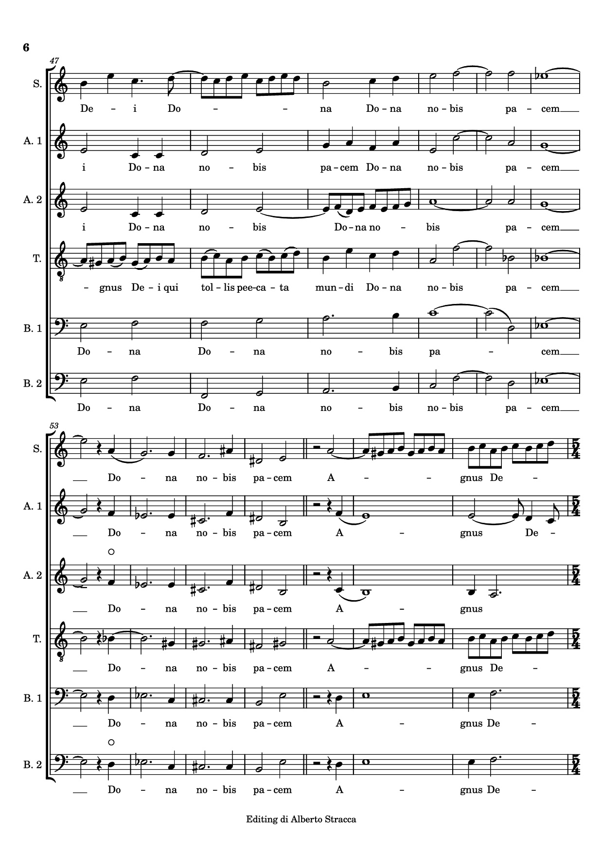 Trang 6 của Sheet nhạc PDF bài hát AGNUS DEI - Samuel BARBER
