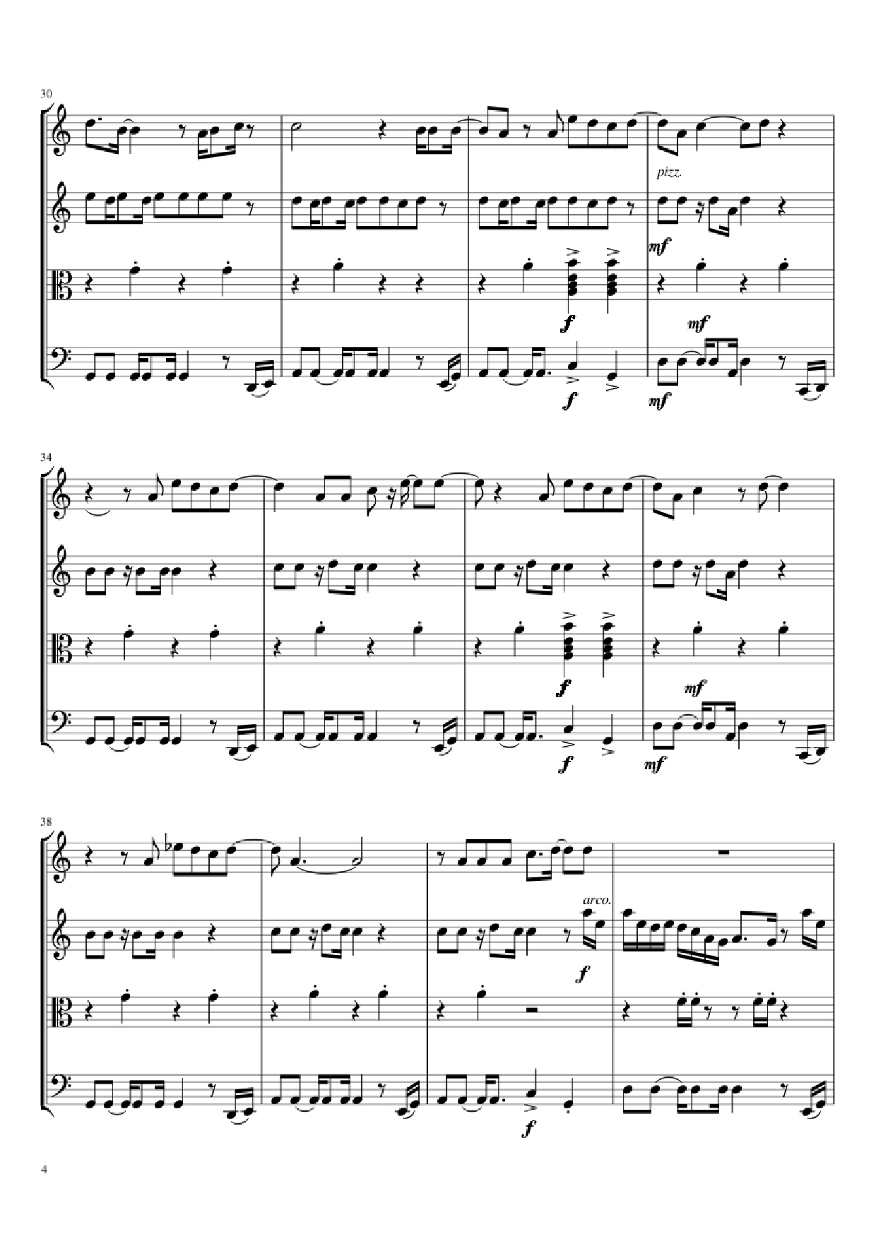 Trang 4 của Sheet nhạc PDF bài hát Adventure of a Lifetime Violin - Comp. Coldplay