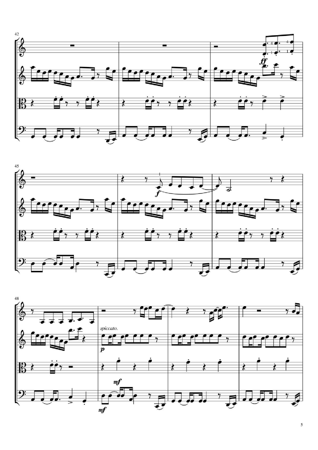 Trang 5 của Sheet nhạc PDF bài hát Adventure of a Lifetime Violin - Comp. Coldplay