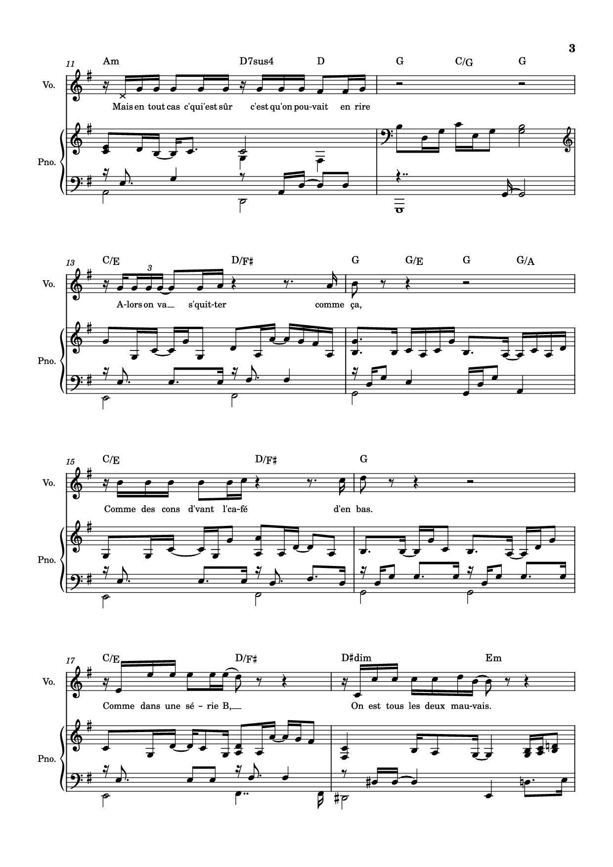 Trang 3 của Sheet nhạc PDF Piano bài hát J
