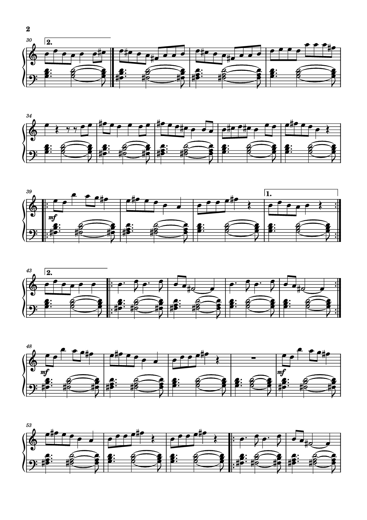 Trang 2 của Sheet nhạc PDF Piano bài hát Harpy Hare Piano - Композитор / аранжировщик