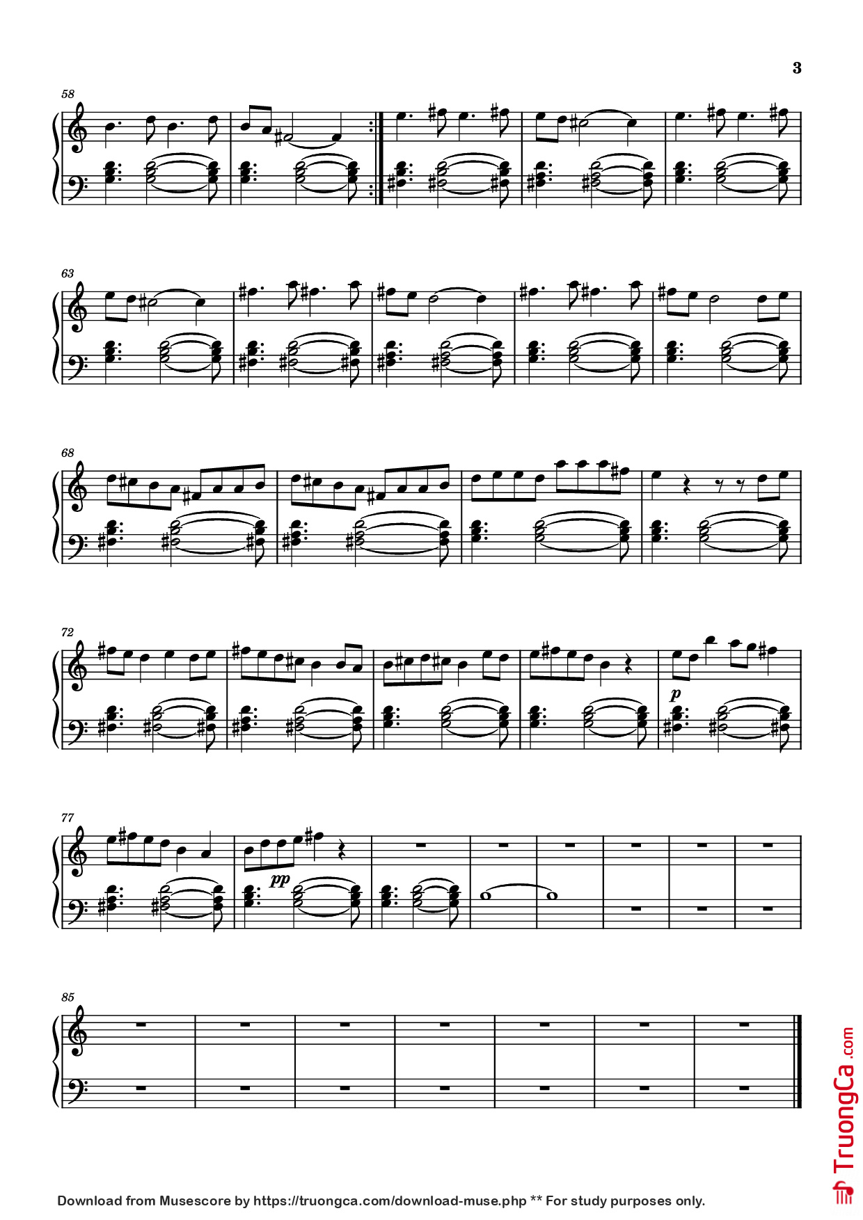 Trang 3 của Sheet nhạc PDF Piano bài hát Harpy Hare Piano - Композитор / аранжировщик