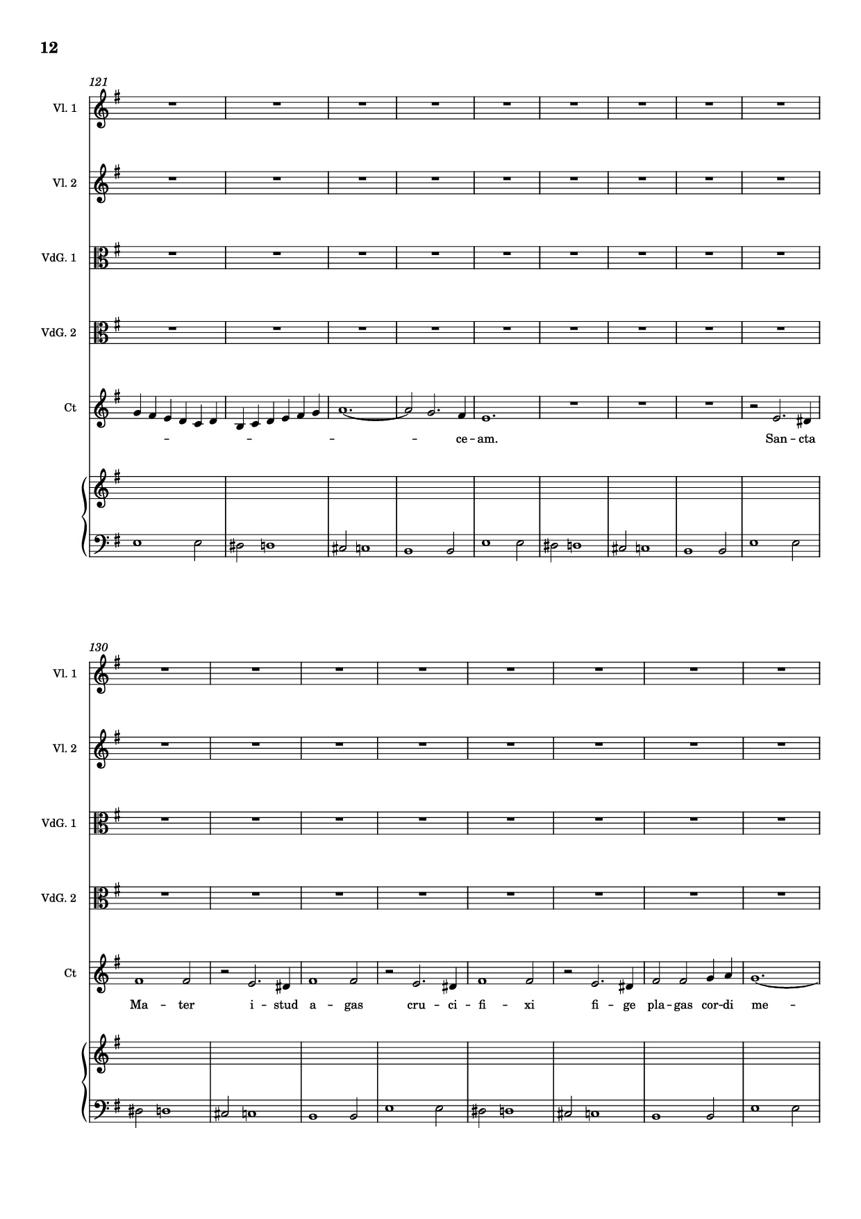 Trang 12 của Sheet nhạc PDF Piano bài hát Stabat mater (Pianto della Madonna) Piano - Giovanni Felice Sances