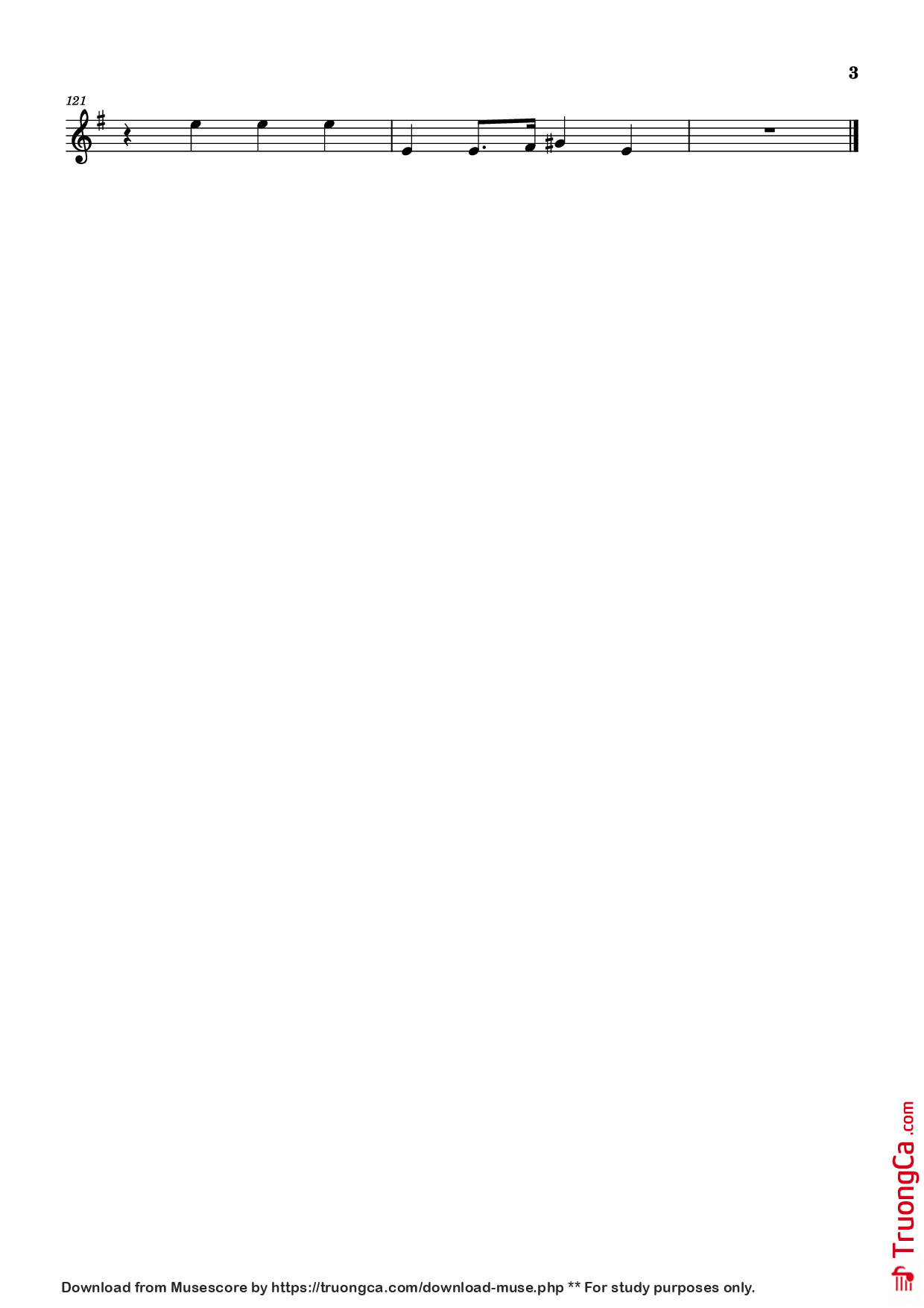 Trang 3 của Sheet nhạc PDF bài hát Fantastic Baby - BIGBANG