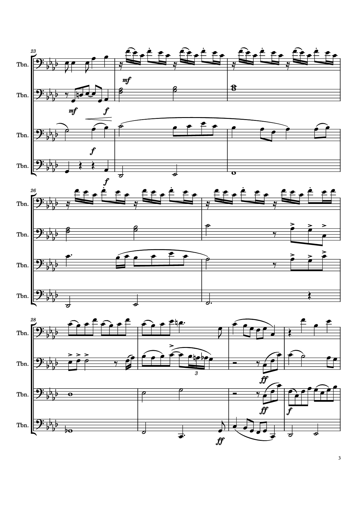Trang 3 của Sheet nhạc PDF bài hát The Legend of Ashitaka - Joe Hisaishi