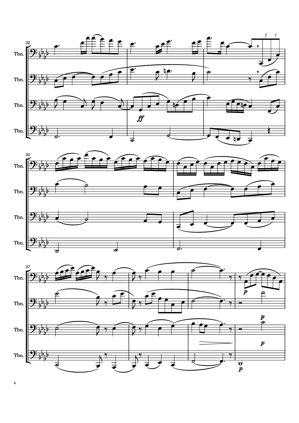 Trang 4 của Sheet nhạc PDF bài hát The Legend of Ashitaka - Joe Hisaishi