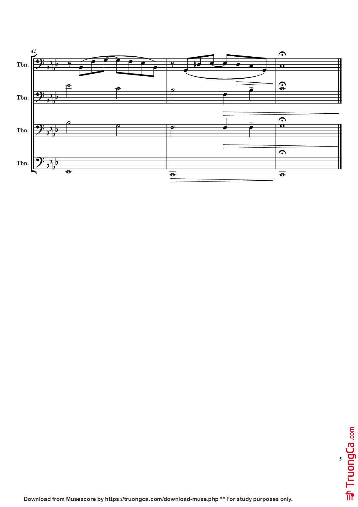 Trang 5 của Sheet nhạc PDF bài hát The Legend of Ashitaka - Joe Hisaishi