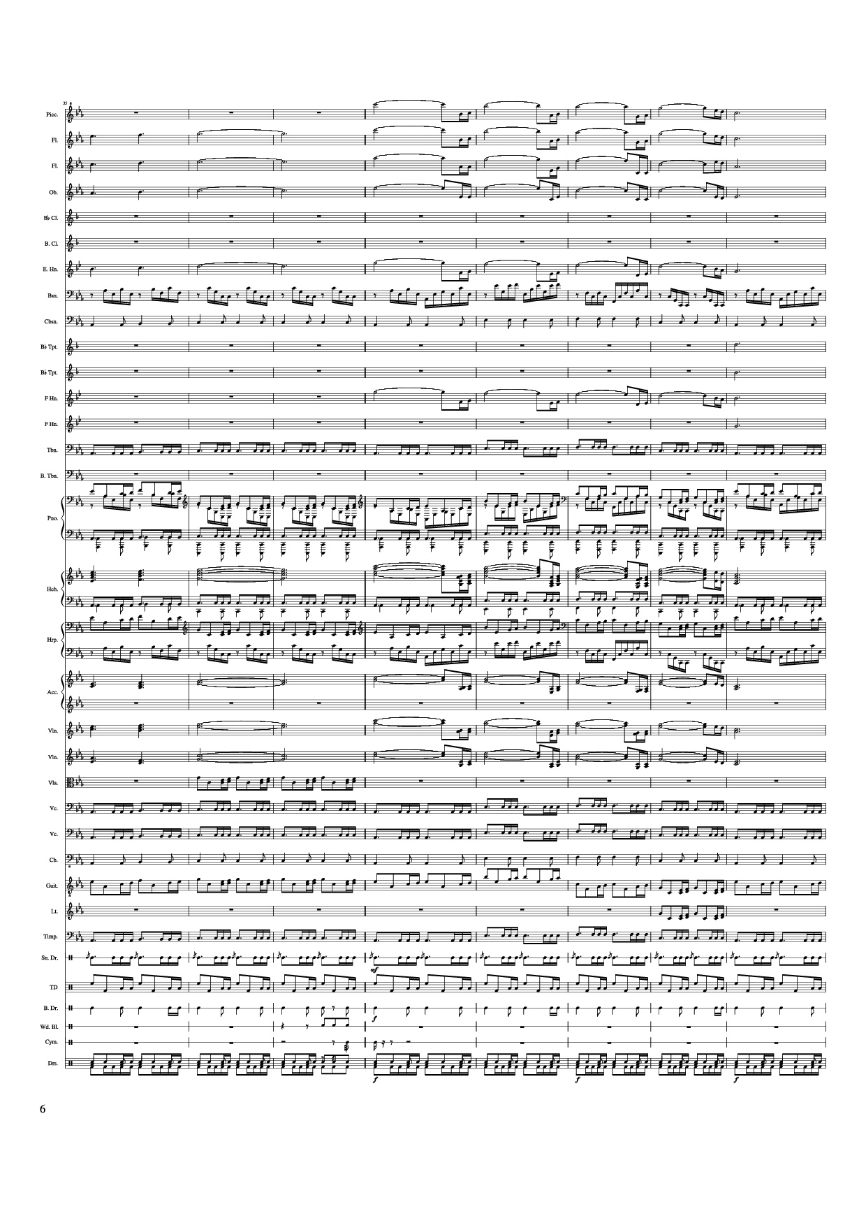 Trang 6 của Sheet nhạc PDF Piano bài hát Game of Thrones Theme Piano - Ramin Djawadi