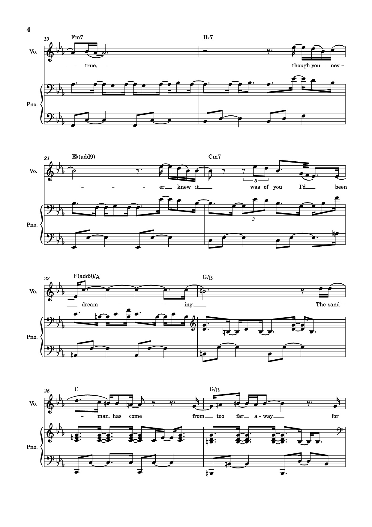 Trang 4 của Sheet nhạc PDF Piano bài hát Overjoyed Piano-vocal - Stevie Wonder