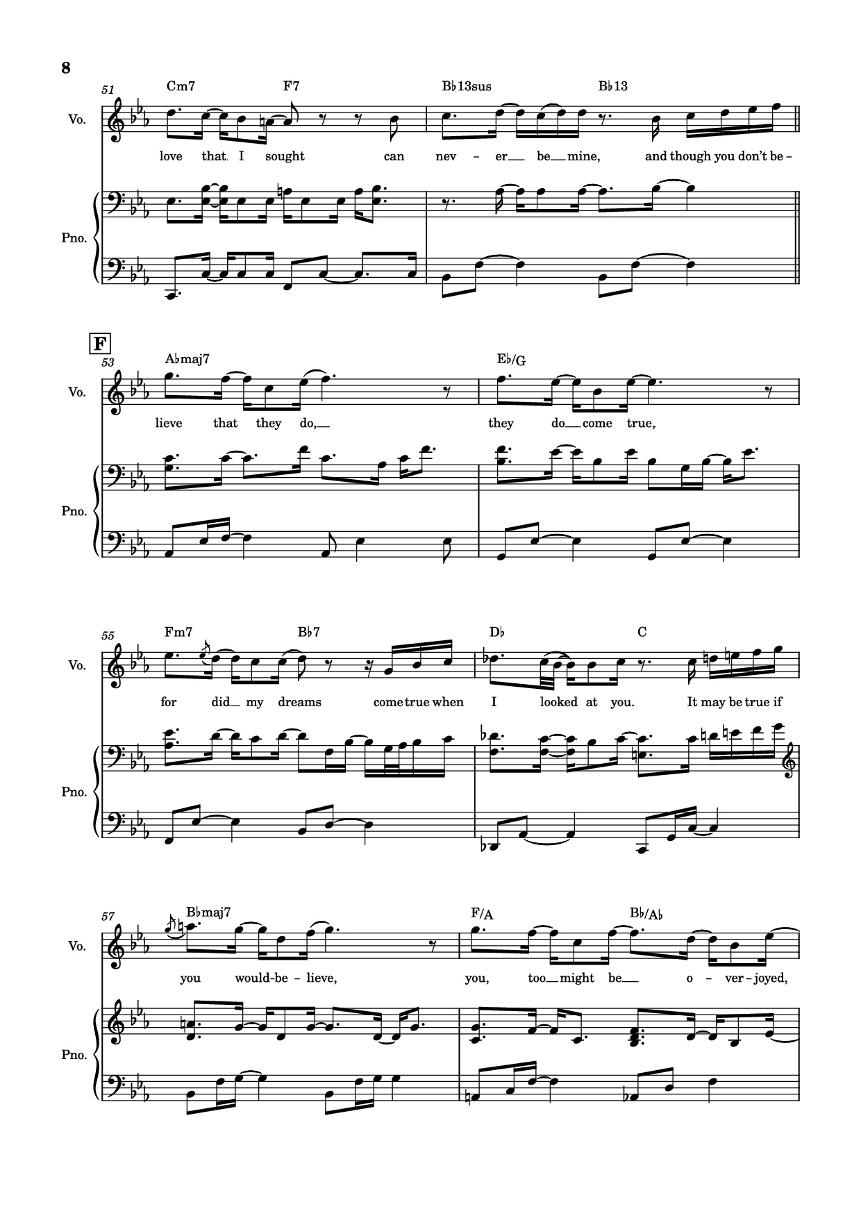 Trang 8 của Sheet nhạc PDF Piano bài hát Overjoyed Piano-vocal - Stevie Wonder