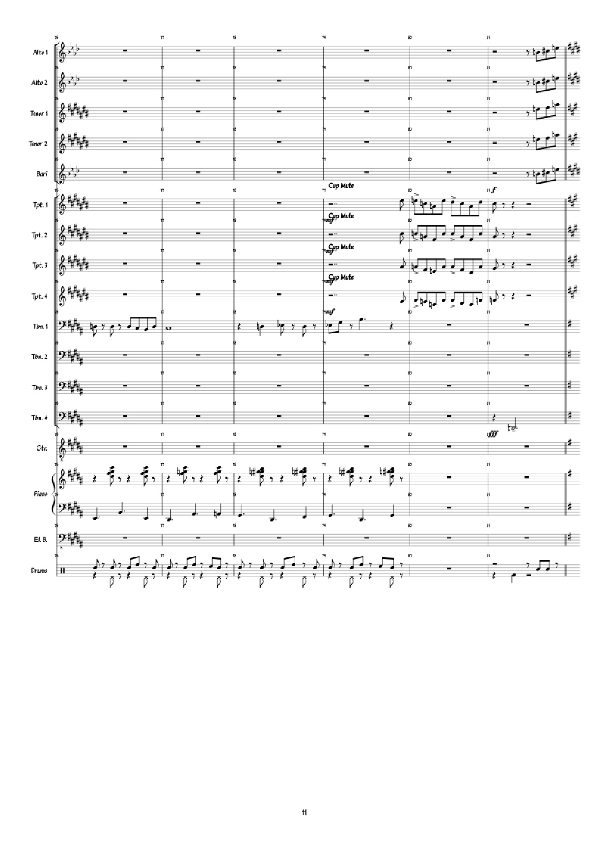 Trang 11 của Sheet nhạc PDF Piano bài hát Super Mario 3D World: Credits Roll Piano - Arranged by: Jimmy Dunning