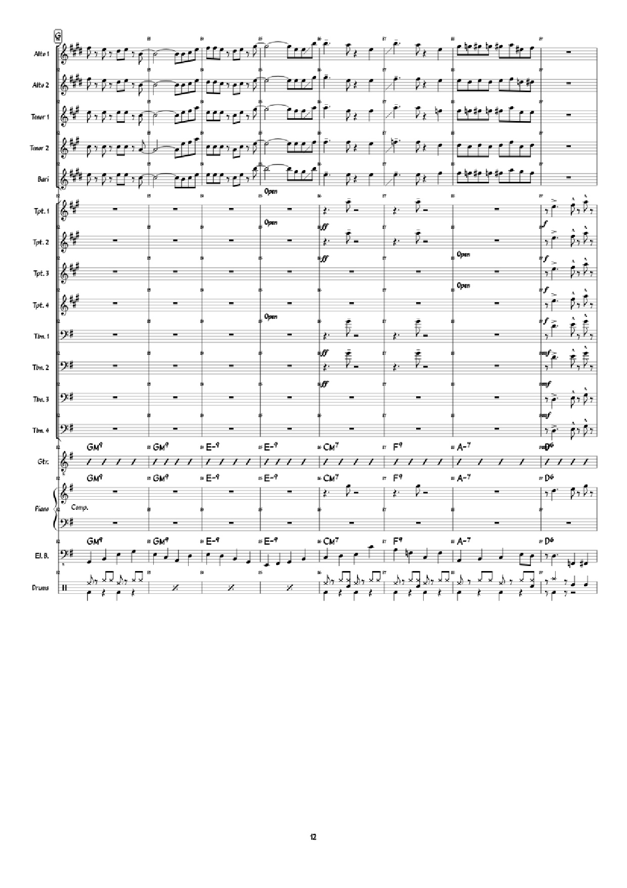 Trang 12 của Sheet nhạc PDF Piano bài hát Super Mario 3D World: Credits Roll Piano - Arranged by: Jimmy Dunning