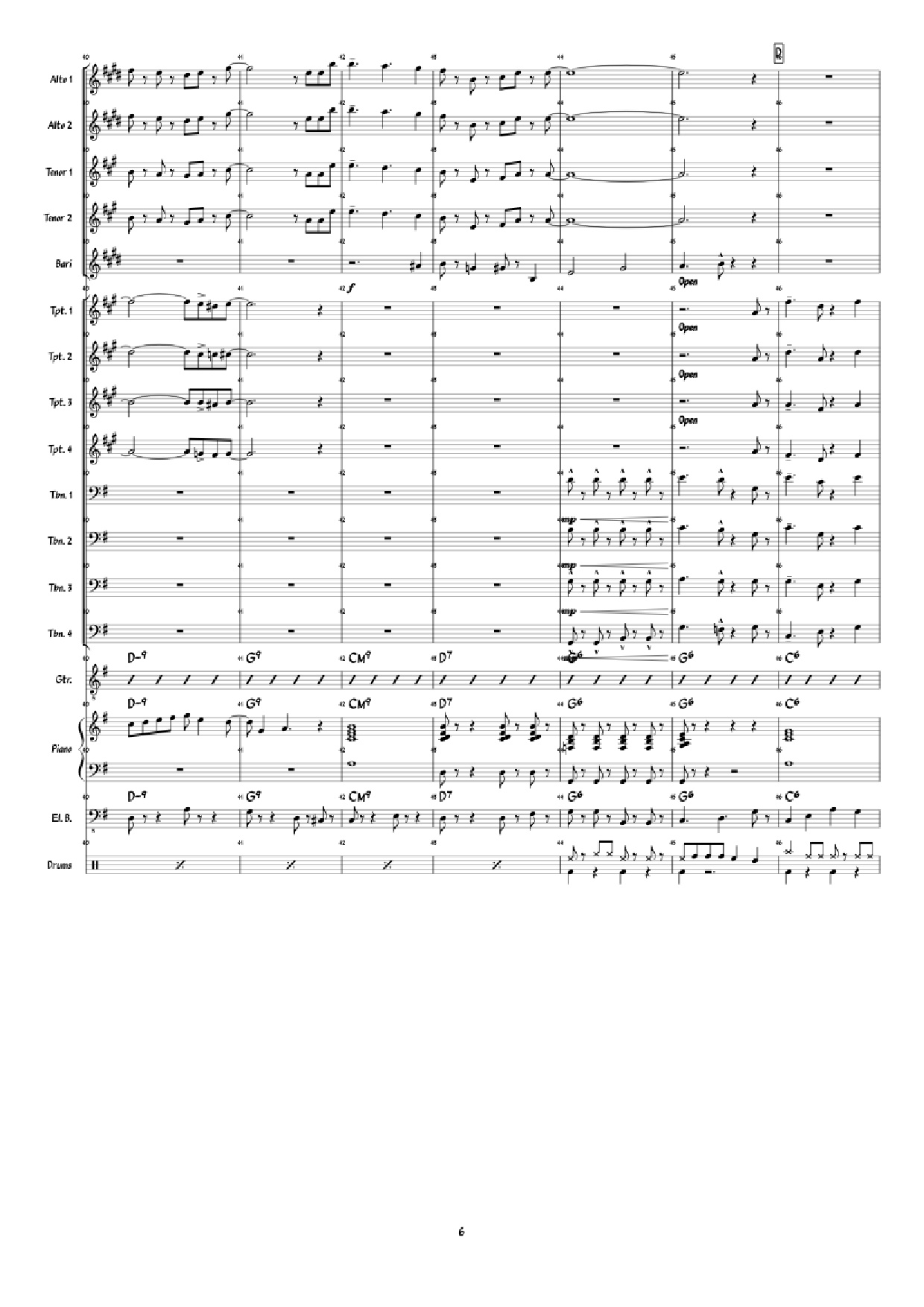 Trang 6 của Sheet nhạc PDF Piano bài hát Super Mario 3D World: Credits Roll Piano - Arranged by: Jimmy Dunning
