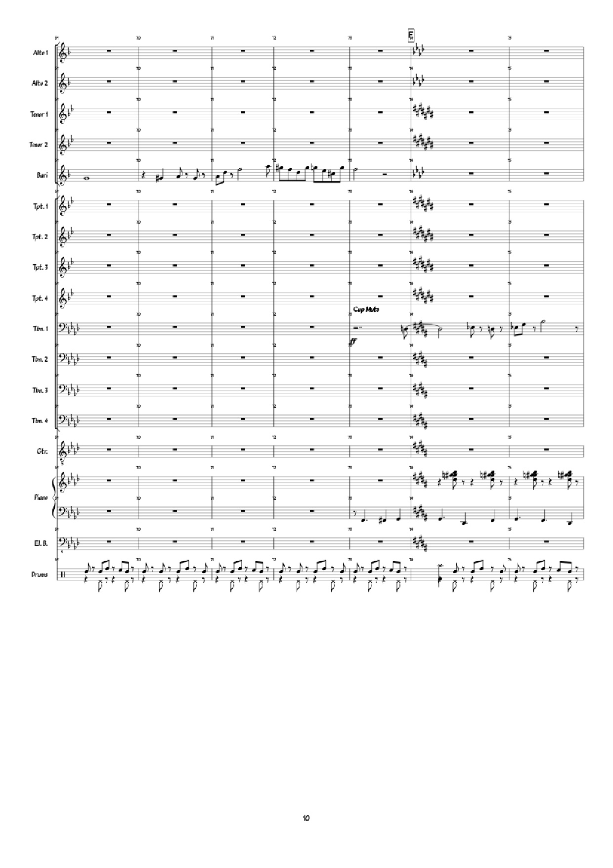 Trang 10 của Sheet nhạc PDF Piano bài hát Super Mario 3D World: Credits Roll Piano - Arranged by: Jimmy Dunning