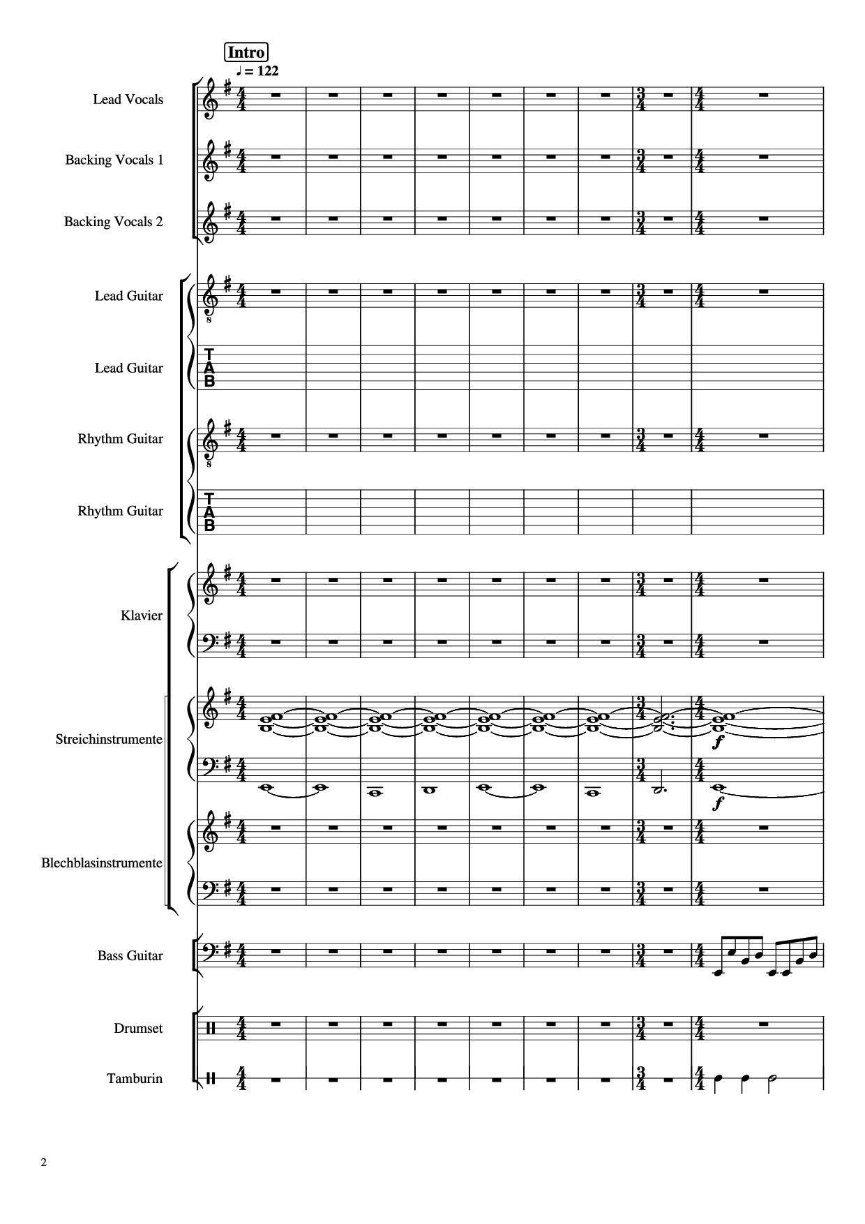 Trang 2 của Sheet nhạc PDF Piano Guitar Tab bài hát Livin