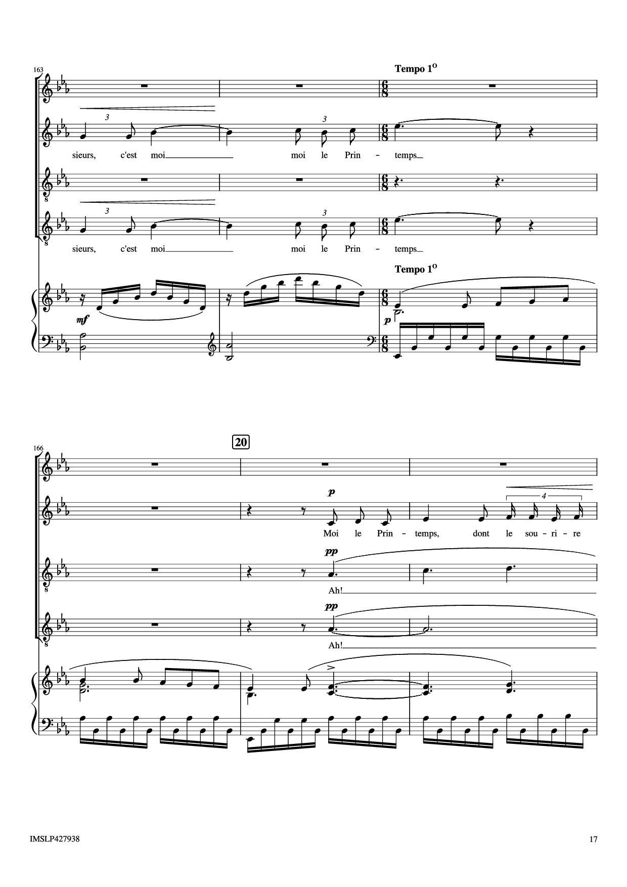 Trang 17 của Sheet nhạc PDF Piano bài hát Renouveau Piano - Lili BOULANGER
