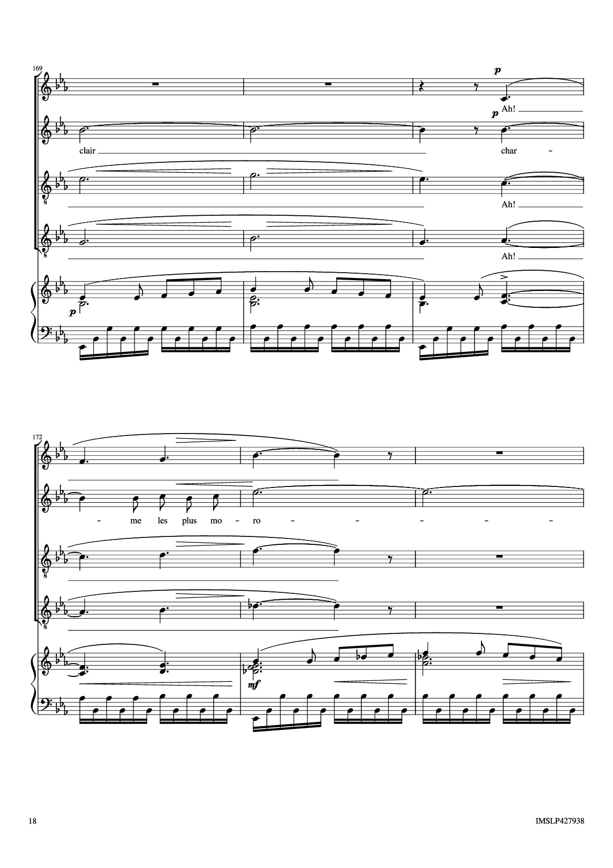 Trang 18 của Sheet nhạc PDF Piano bài hát Renouveau Piano - Lili BOULANGER