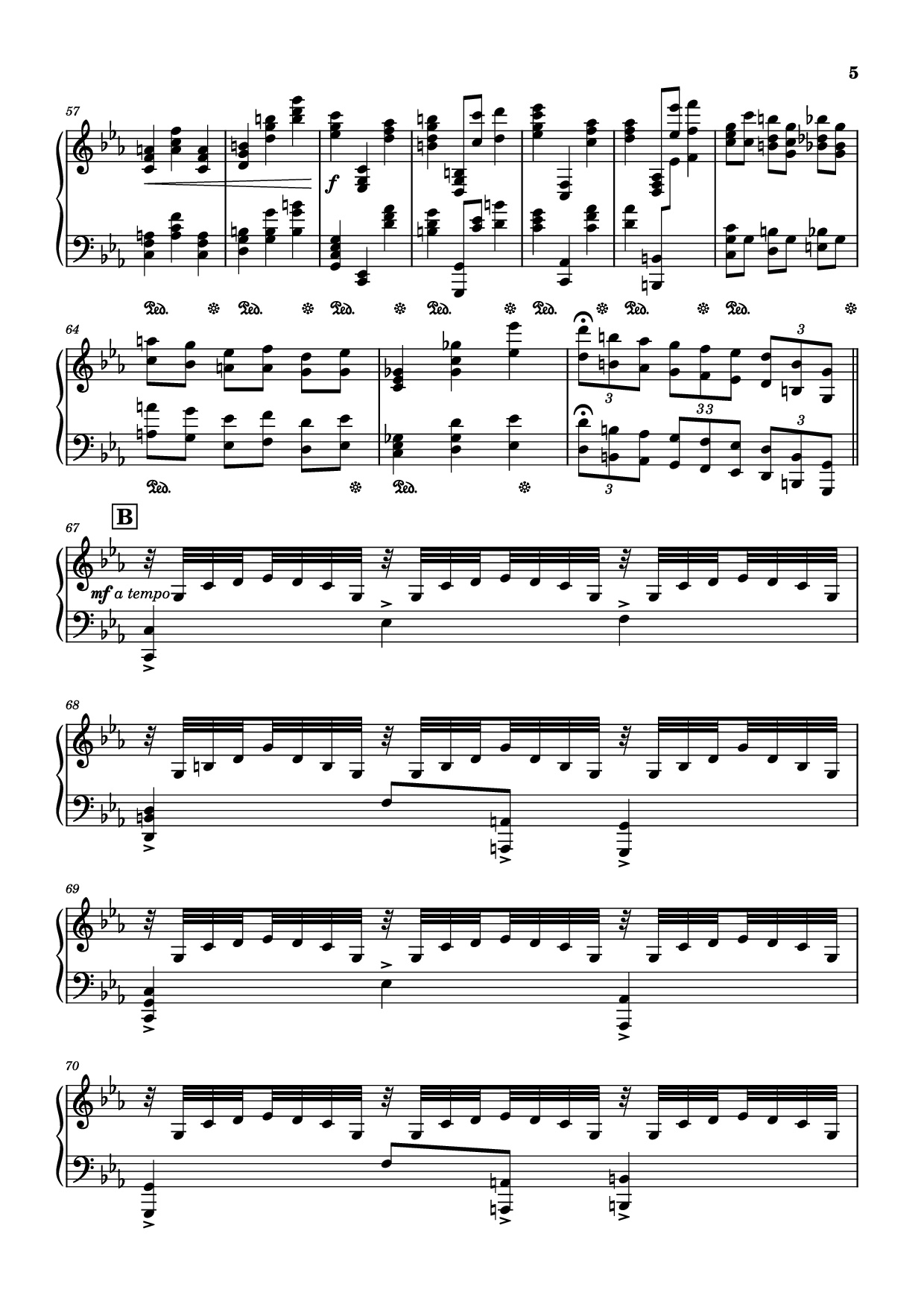 Trang 5 của Sheet nhạc PDF bài hát I. Shinji (A-6) Piano - Shiro Sagisu & Tsuneyoshi Saito