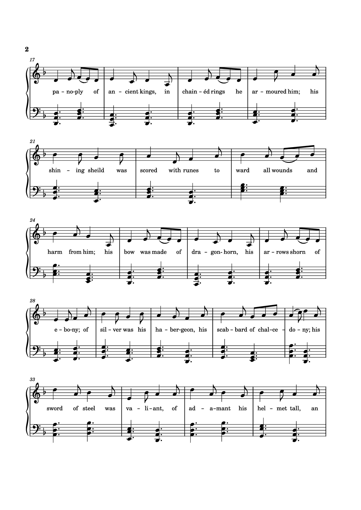 Trang 2 của Sheet nhạc PDF bài hát The Tale of Eärendel Piano - Music Bee
