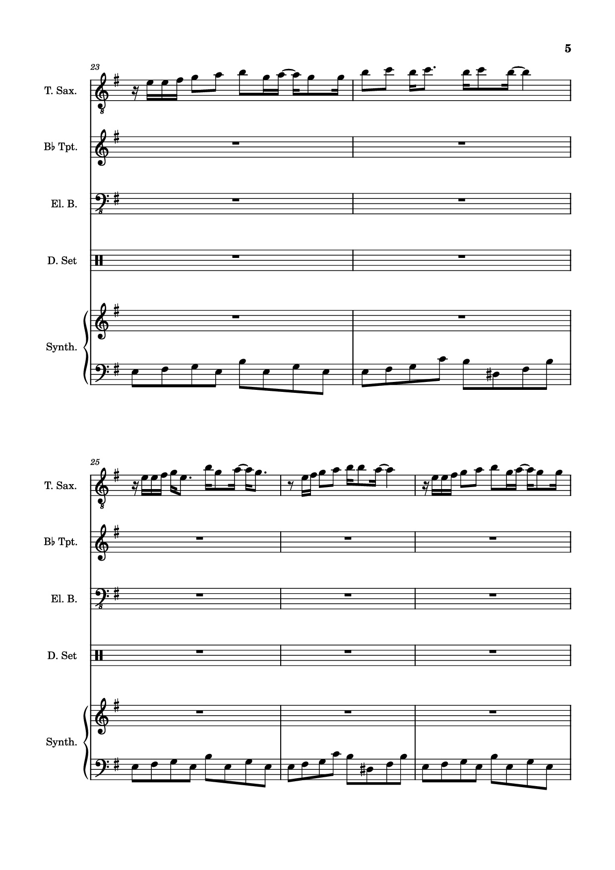 Trang 5 của Sheet nhạc PDF Guitar Tab bài hát Insane Guitar TAB - Emeryn Skylar Laiche