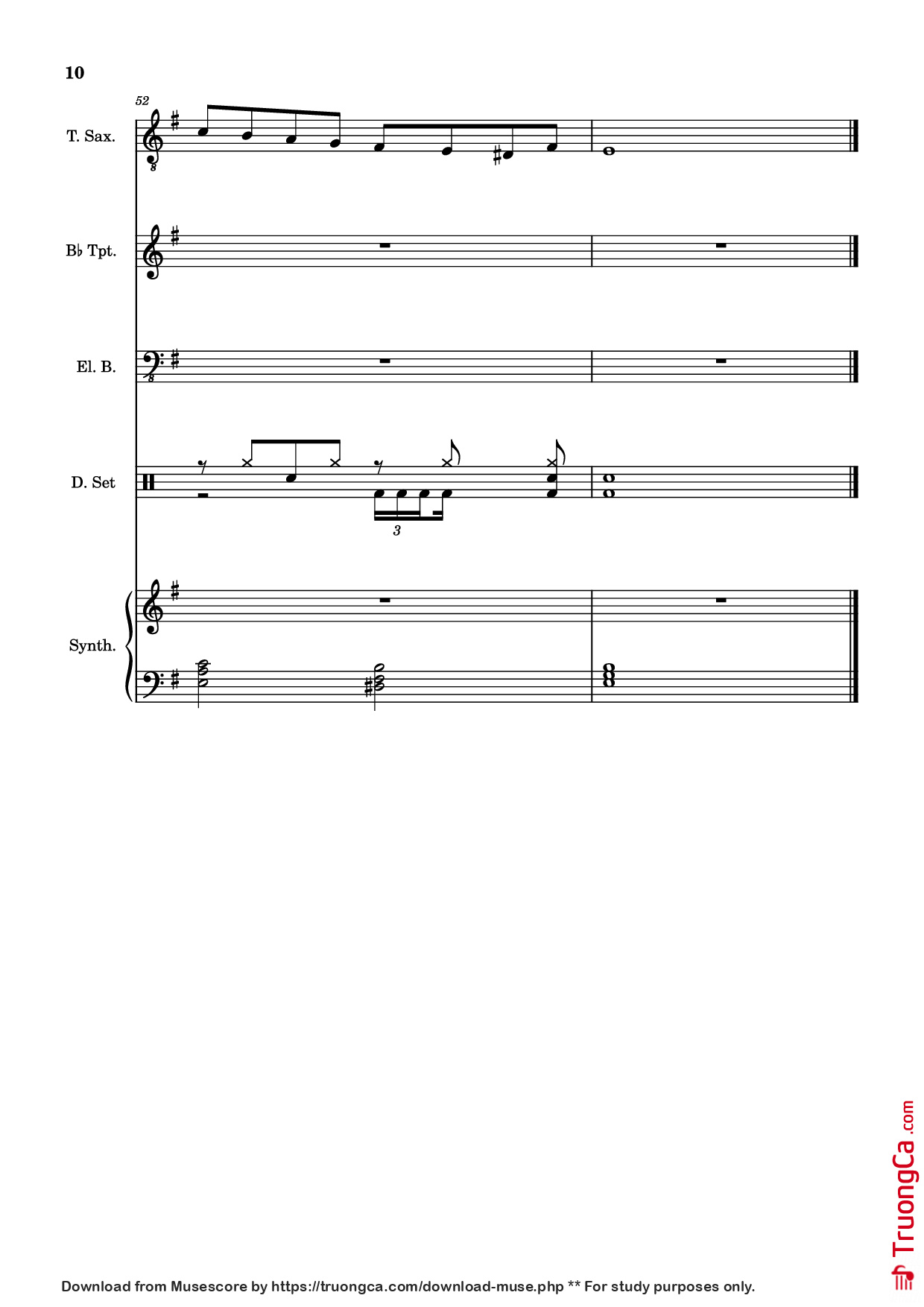 Trang 10 của Sheet nhạc PDF Guitar Tab bài hát Insane Guitar TAB - Emeryn Skylar Laiche