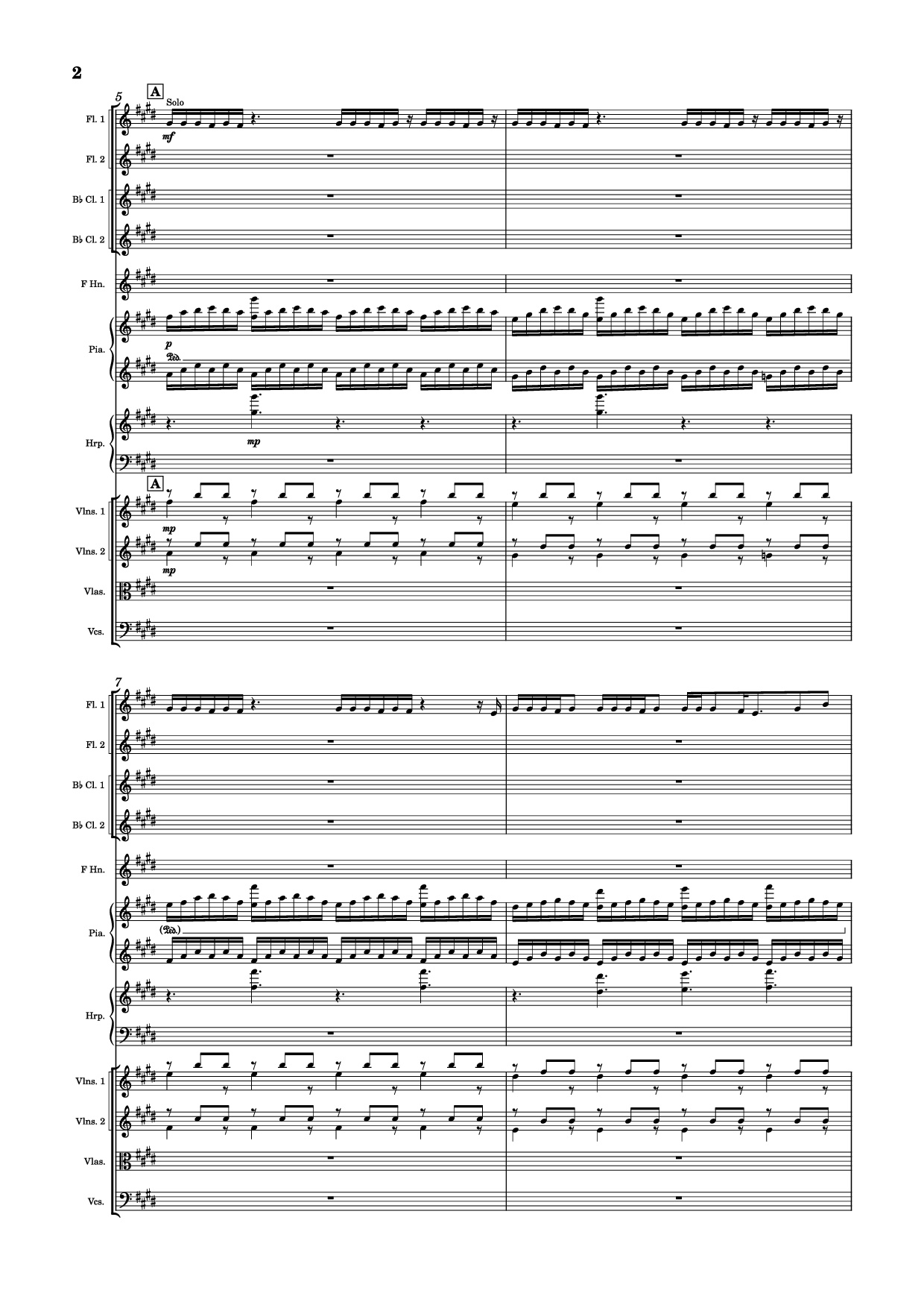 Trang 2 của Sheet nhạc PDF Piano bài hát Golden Hour Piano - Jacob Lawson [JVKE]