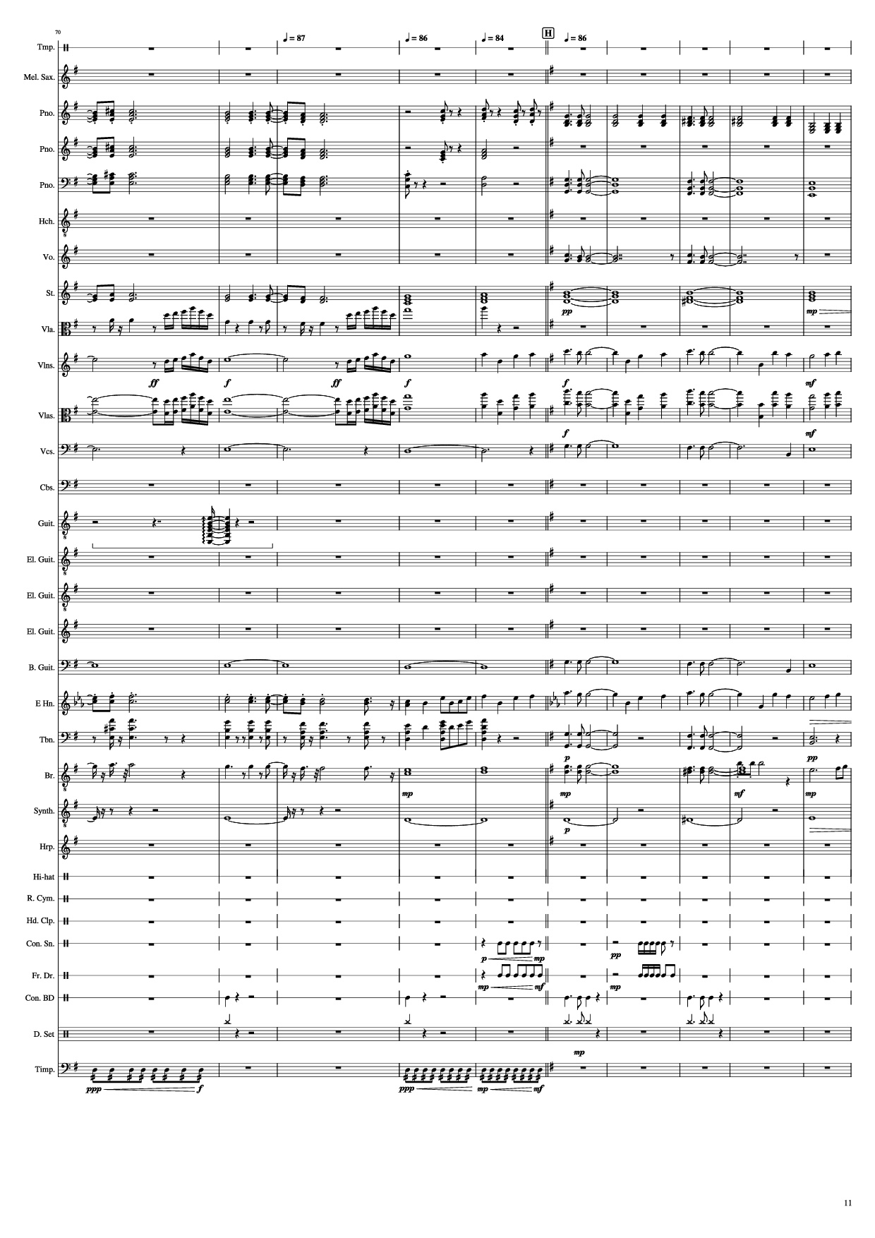 Trang 11 của Sheet nhạc PDF Piano bài hát John Miles - Music Piano - Undefined
