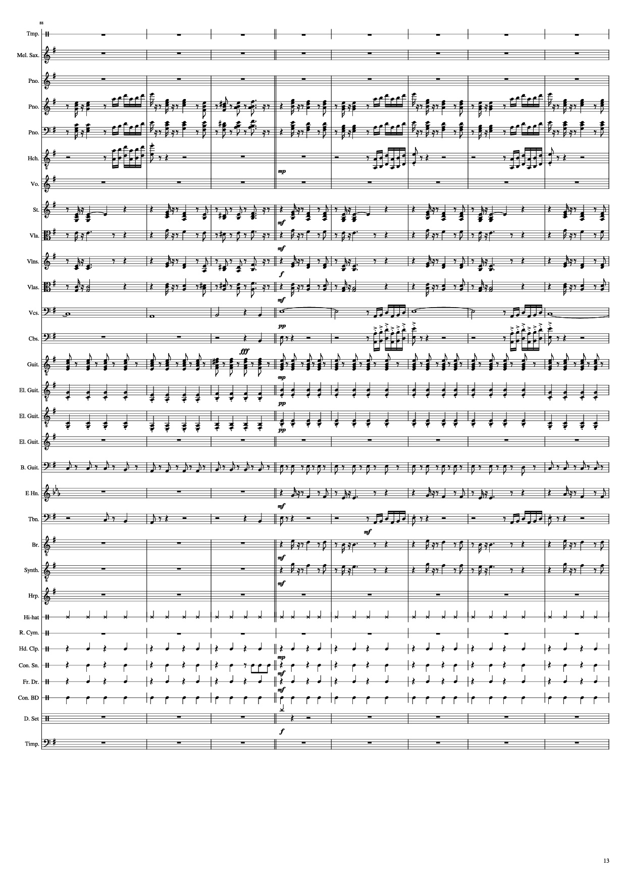 Trang 13 của Sheet nhạc PDF Piano bài hát John Miles - Music Piano - Undefined
