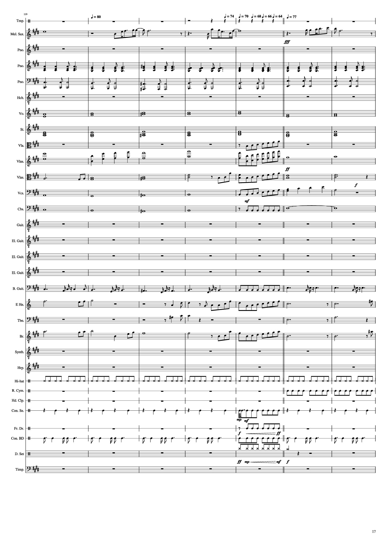 Trang 17 của Sheet nhạc PDF Piano bài hát John Miles - Music Piano - Undefined