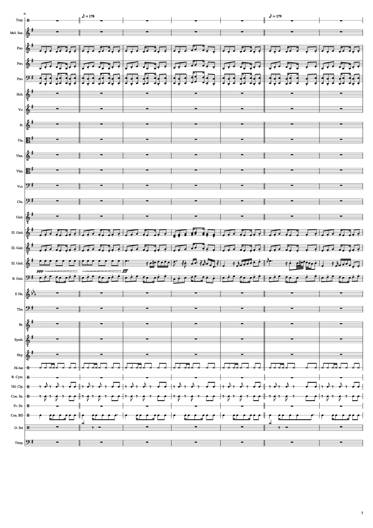 Trang 5 của Sheet nhạc PDF Piano bài hát John Miles - Music Piano - Undefined