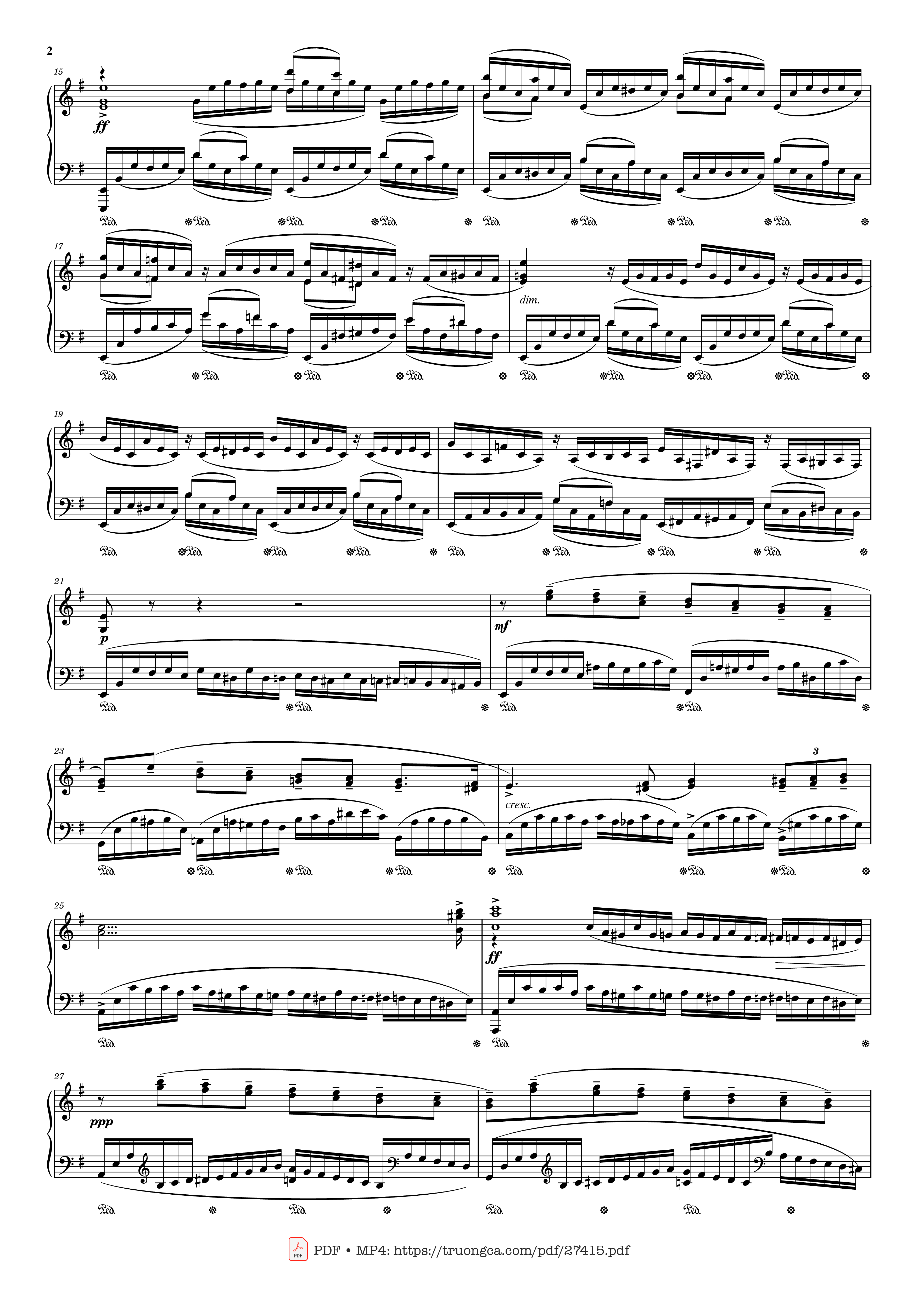 Trang 2 của Sheet nhạc PDF Piano bài hát Moment Musicaux - Op.16 No.4 Piano - Sergei Rachmaninoff