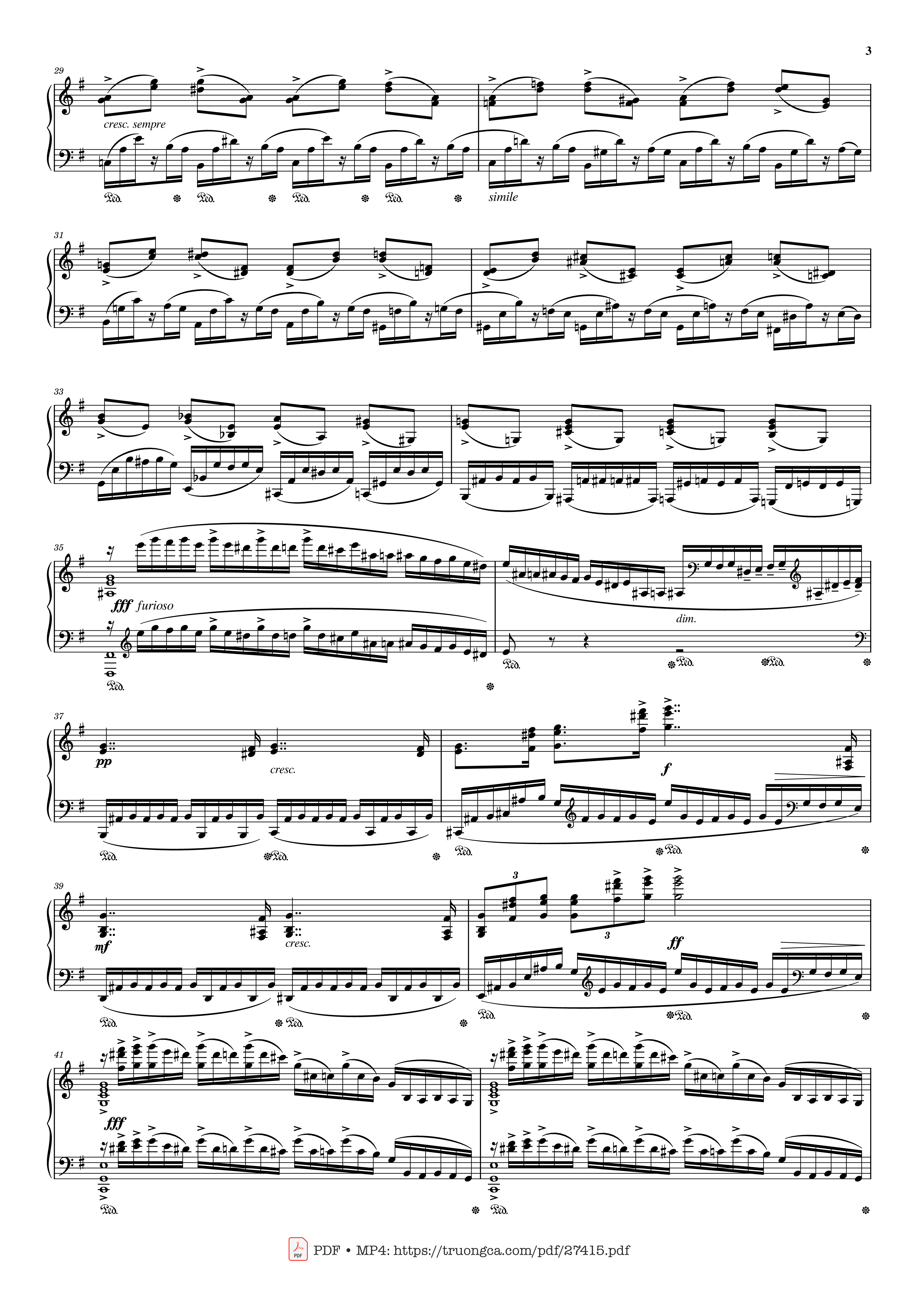 Trang 3 của Sheet nhạc PDF Piano bài hát Moment Musicaux - Op.16 No.4 Piano - Sergei Rachmaninoff